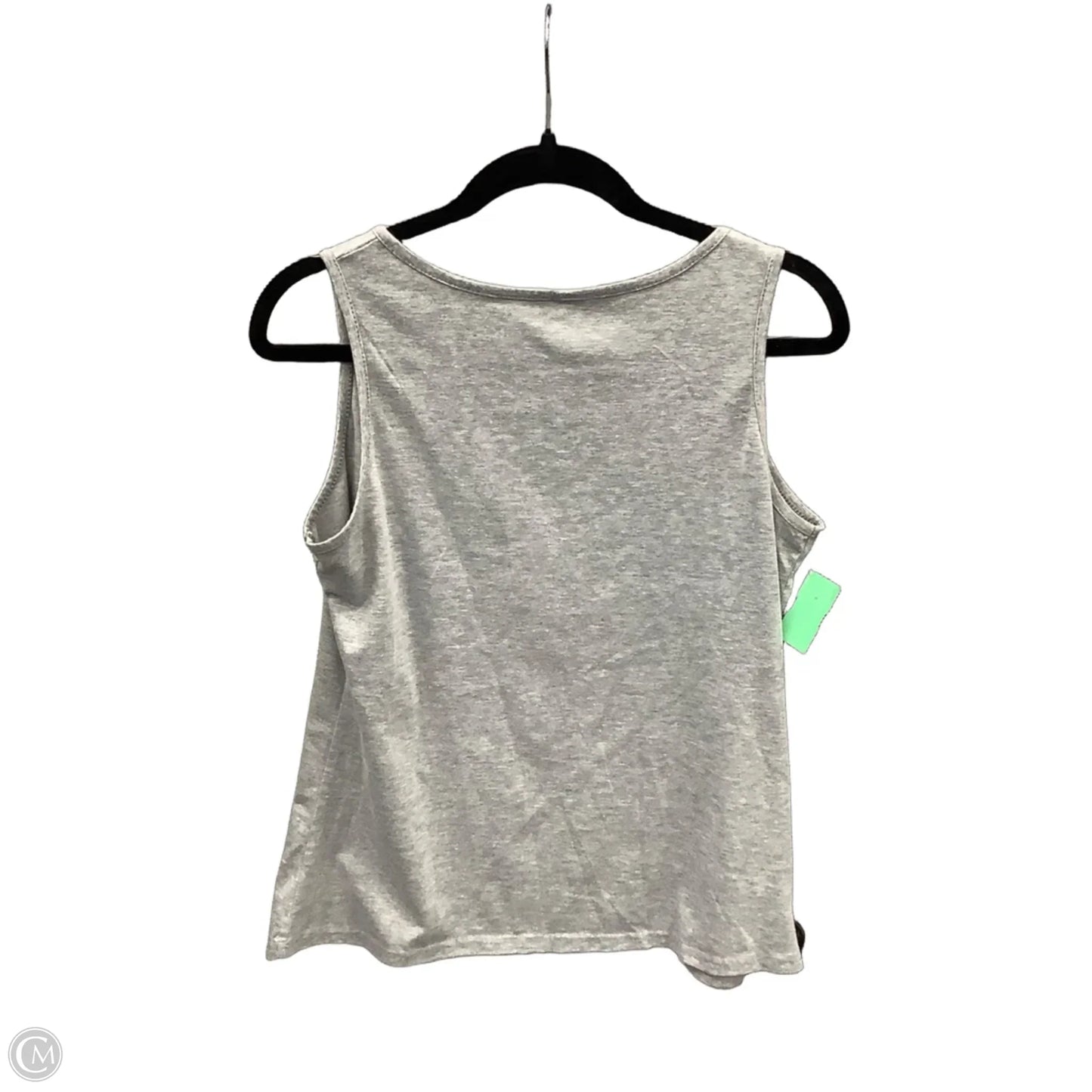 Top Sleeveless By Clothes Mentor In Grey, Size: Xl