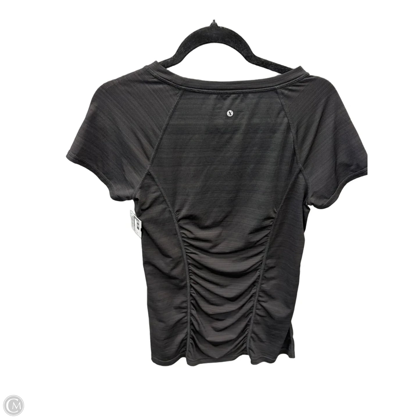 Athletic Top Short Sleeve By Xersion In Black, Size: L