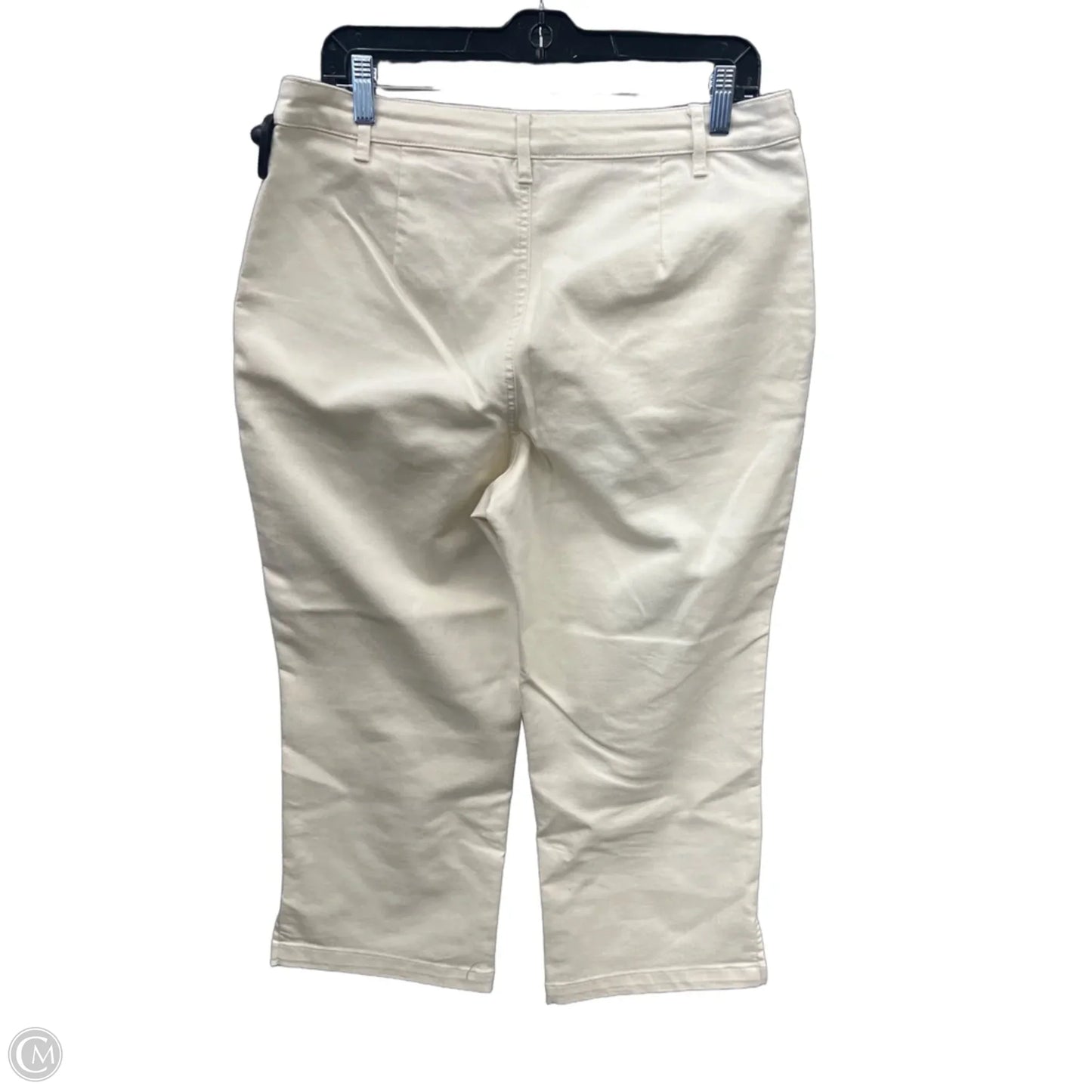 Pants Cropped By Any Body In Cream, Size: 14