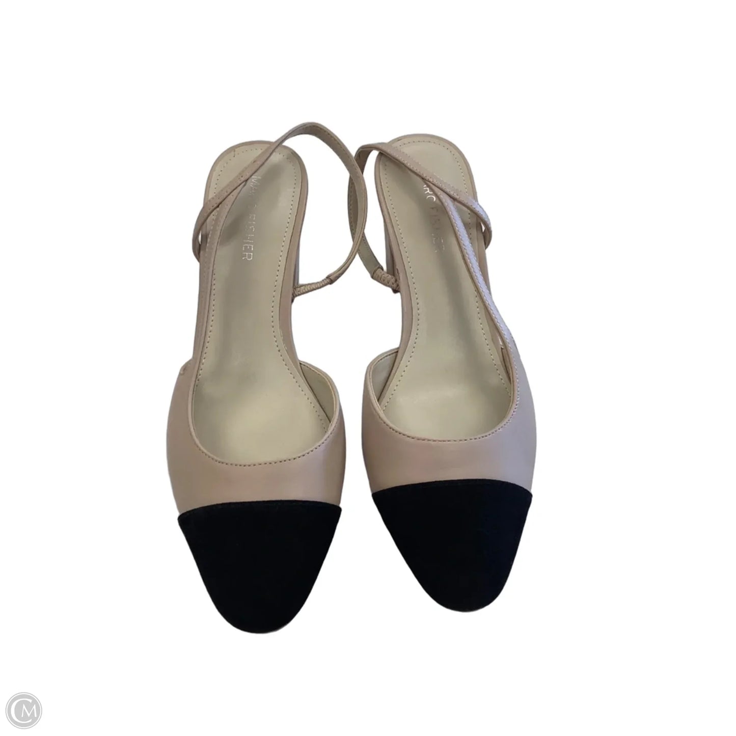 Shoes Heels Block By Marc Fisher In Tan, Size: 7.5