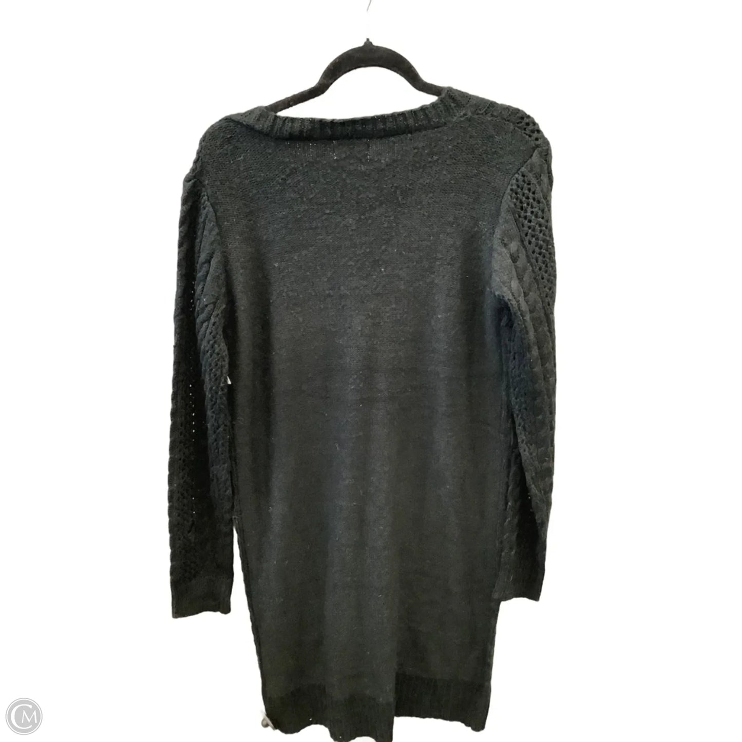 Sweater Cardigan By Pink Lily In Black, Size: S