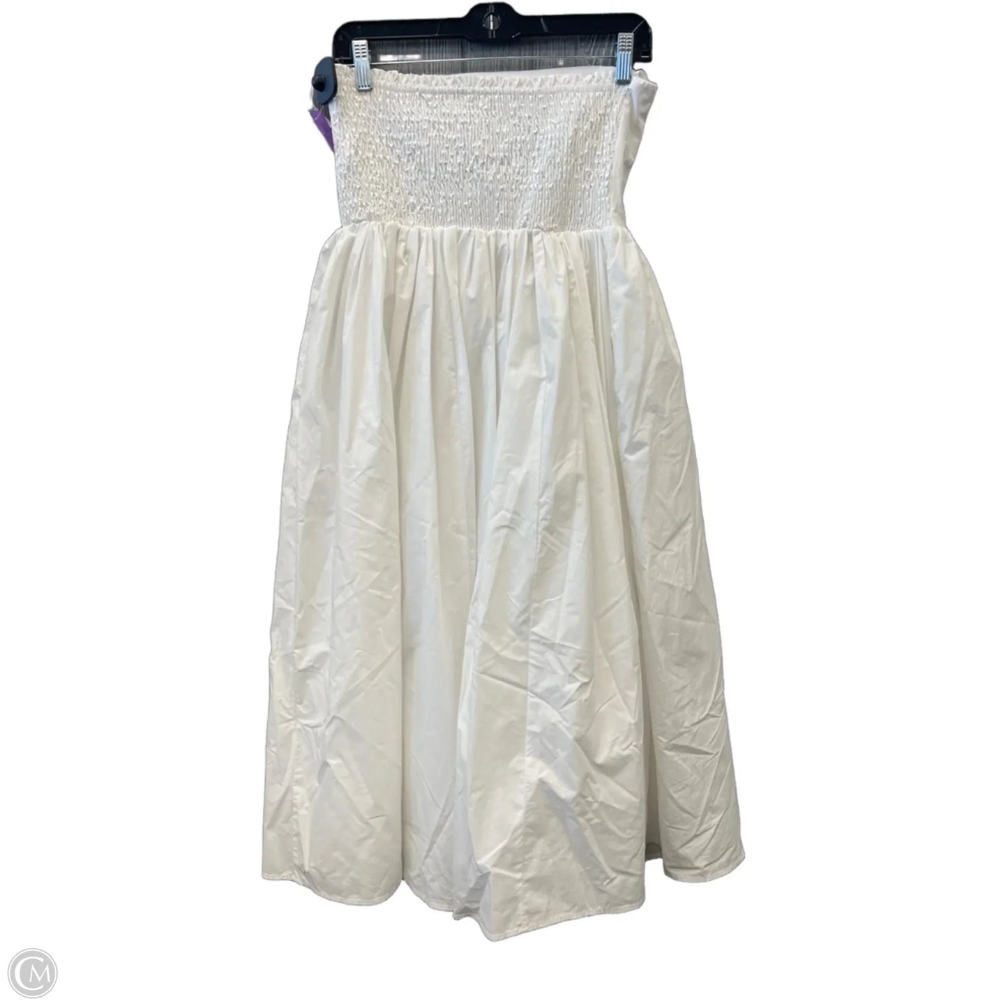 Dress Party Long By Clothes Mentor In White, Size: M