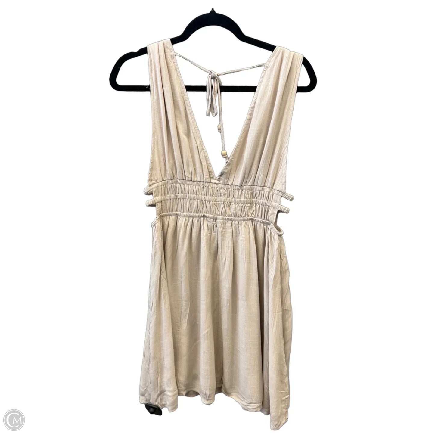 Dress Casual Short By Papermoon In Tan, Size: S
