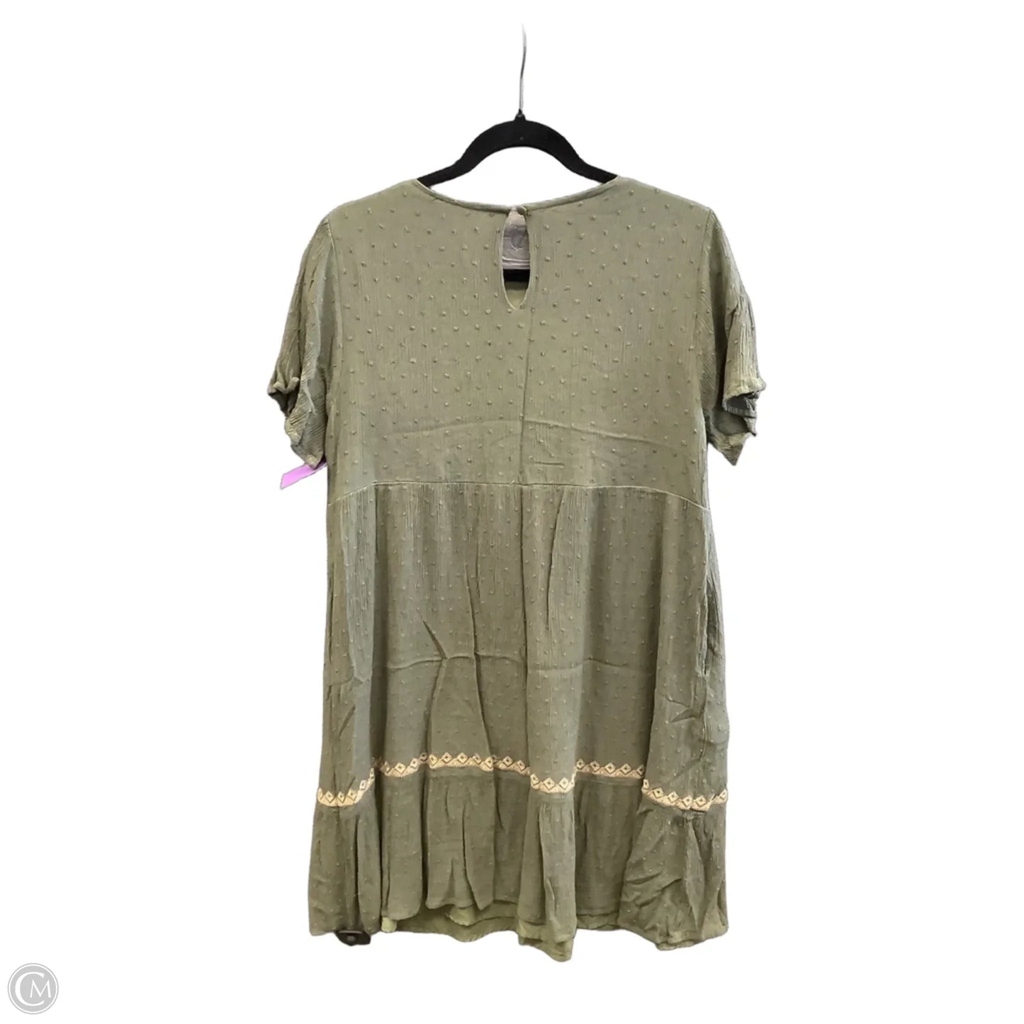 Dress Casual Short By Tea N Rose In Green, Size: M