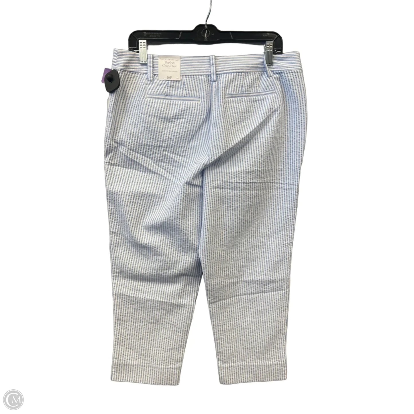 Pants Cropped By Talbots In Striped Pattern, Size: 10p