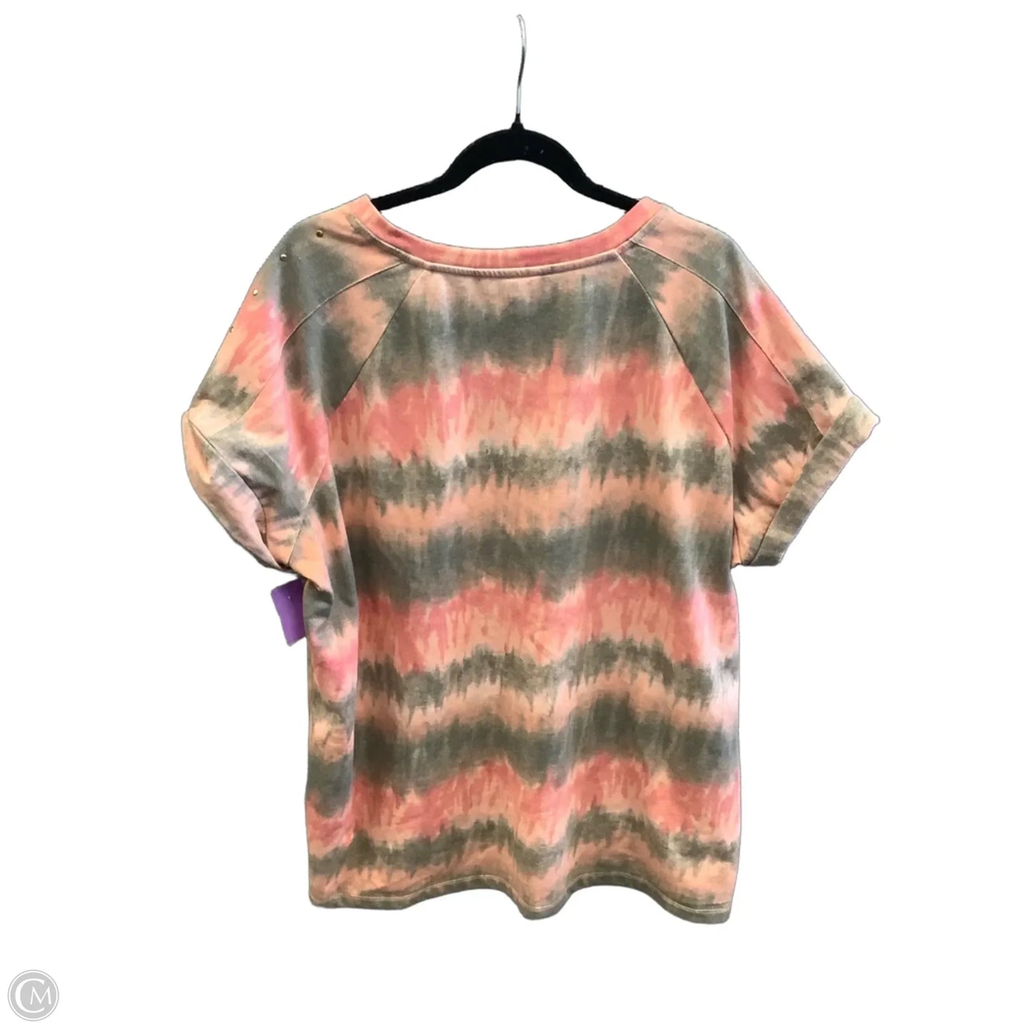 Top Short Sleeve By Clothes Mentor In Pink, Size: 3x