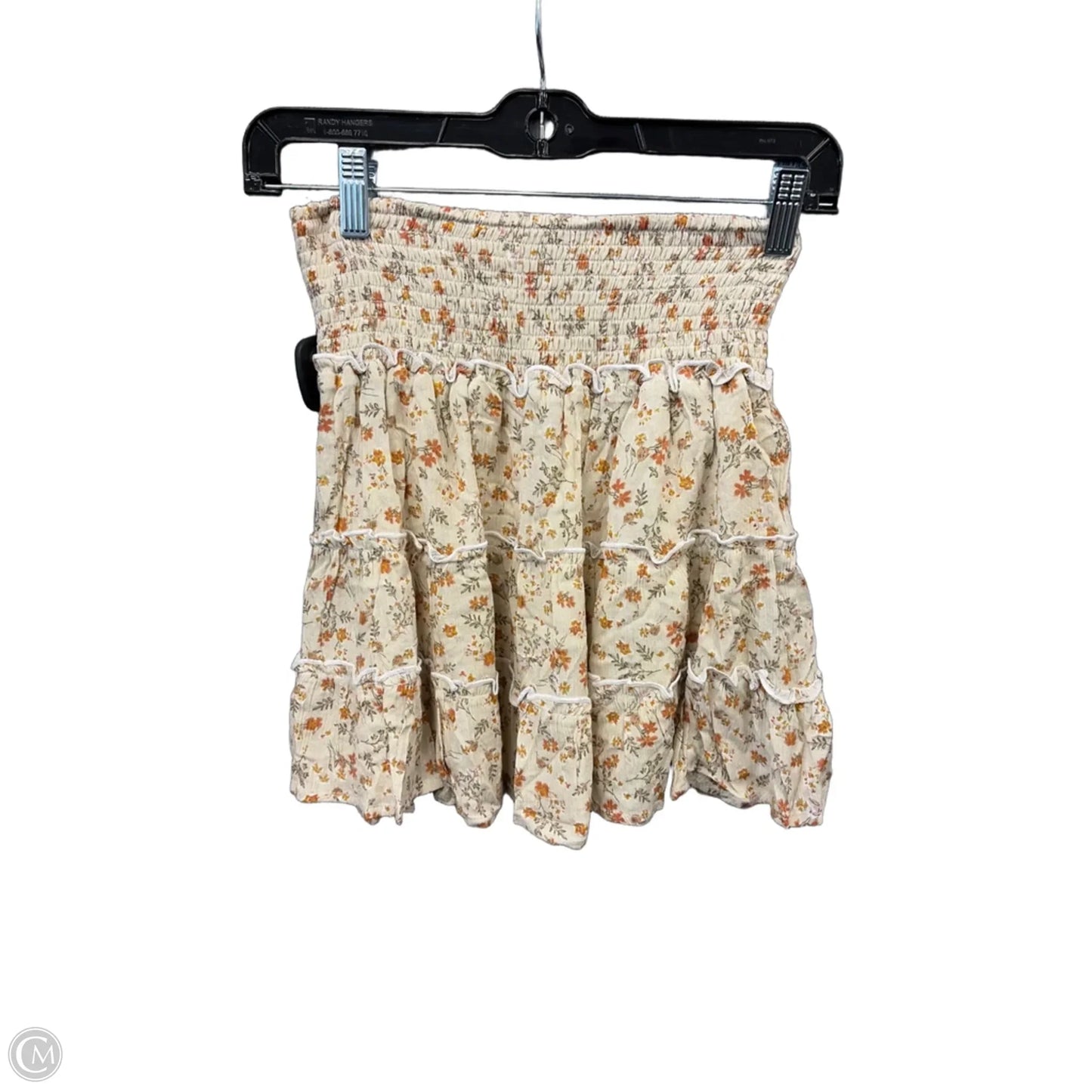 Skirt Mini & Short By Be Cool In Tan, Size: 4
