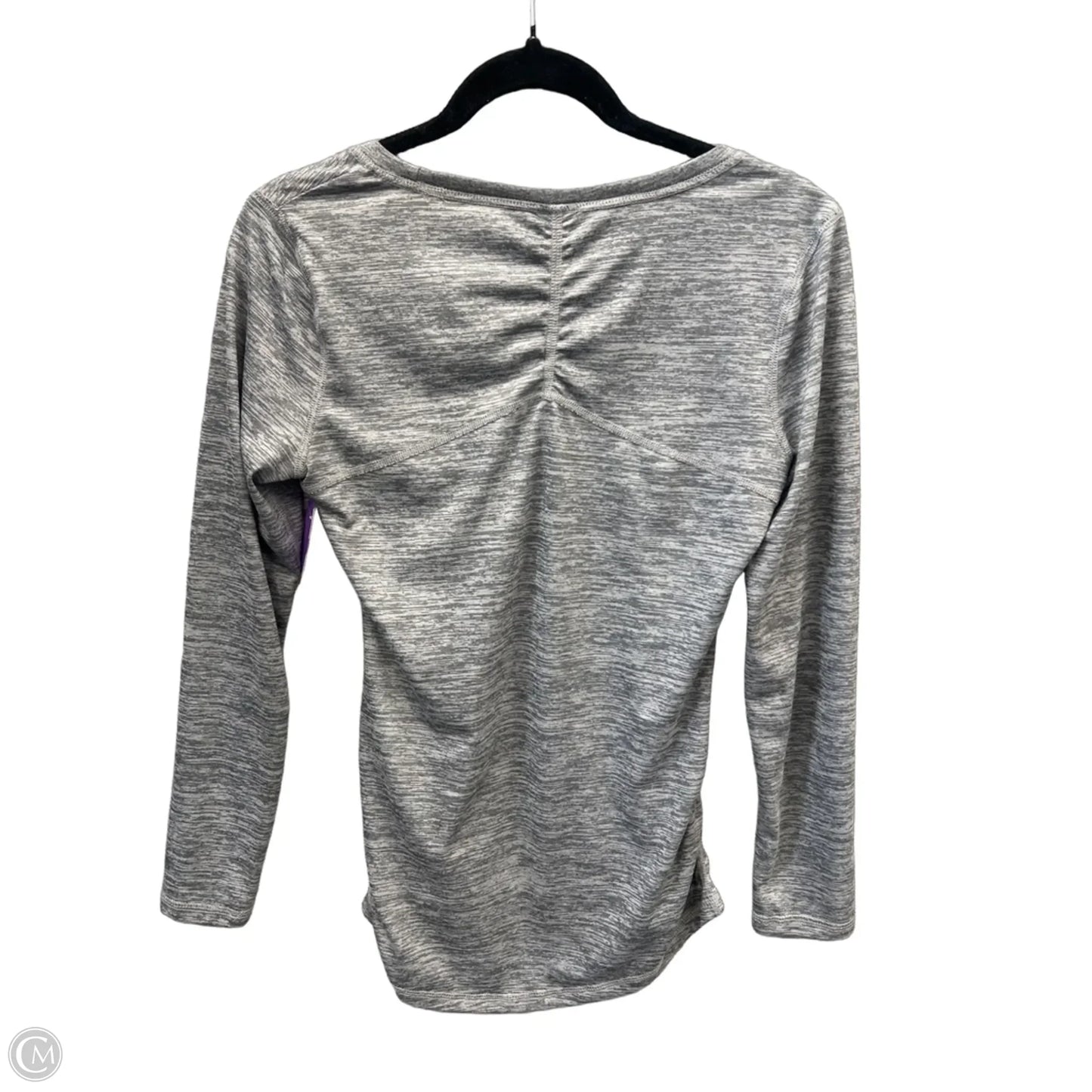 Athletic Top Long Sleeve Crewneck By Athletic Works In Grey, Size: Xs
