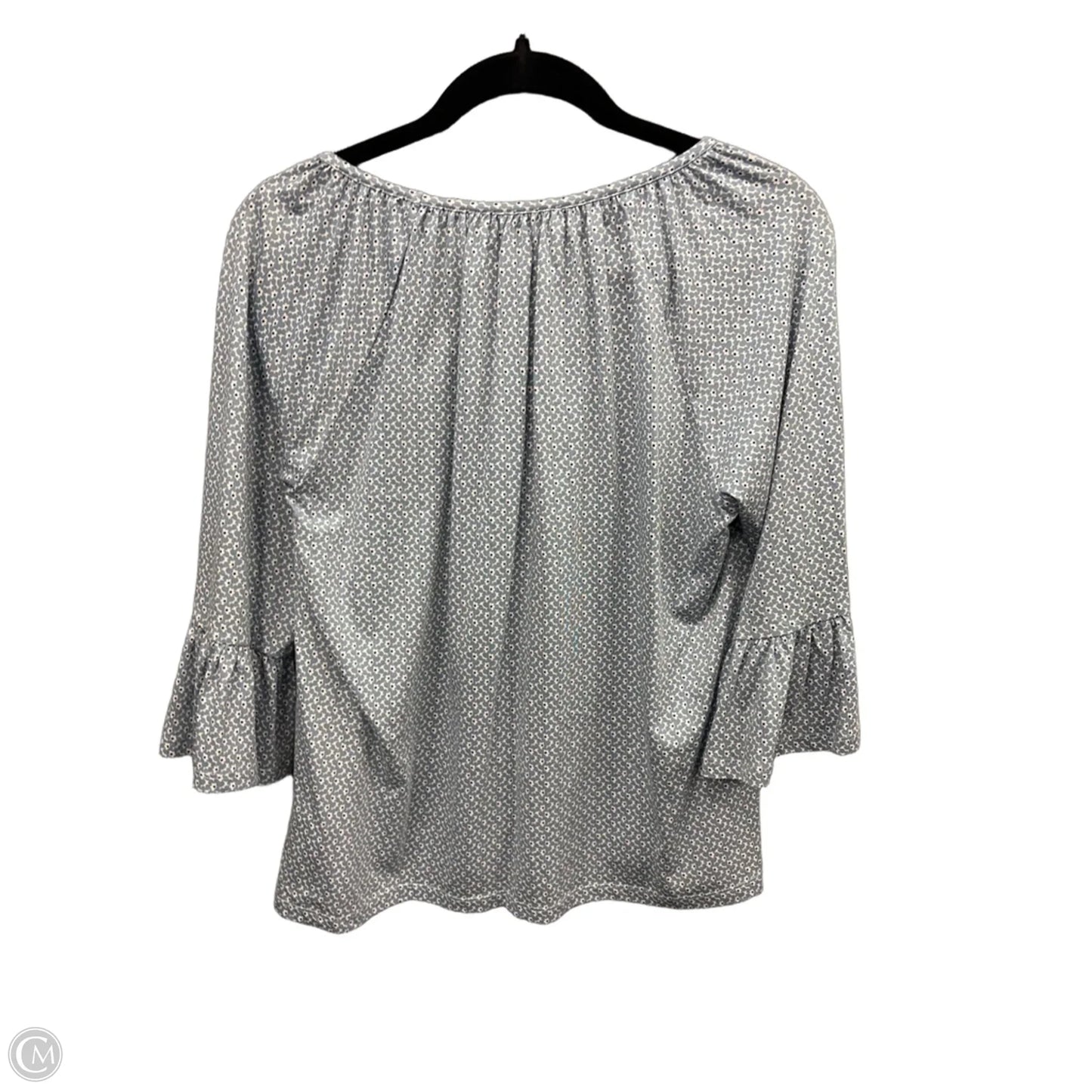 Top Long Sleeve By Michael By Michael Kors In Blue, Size: S