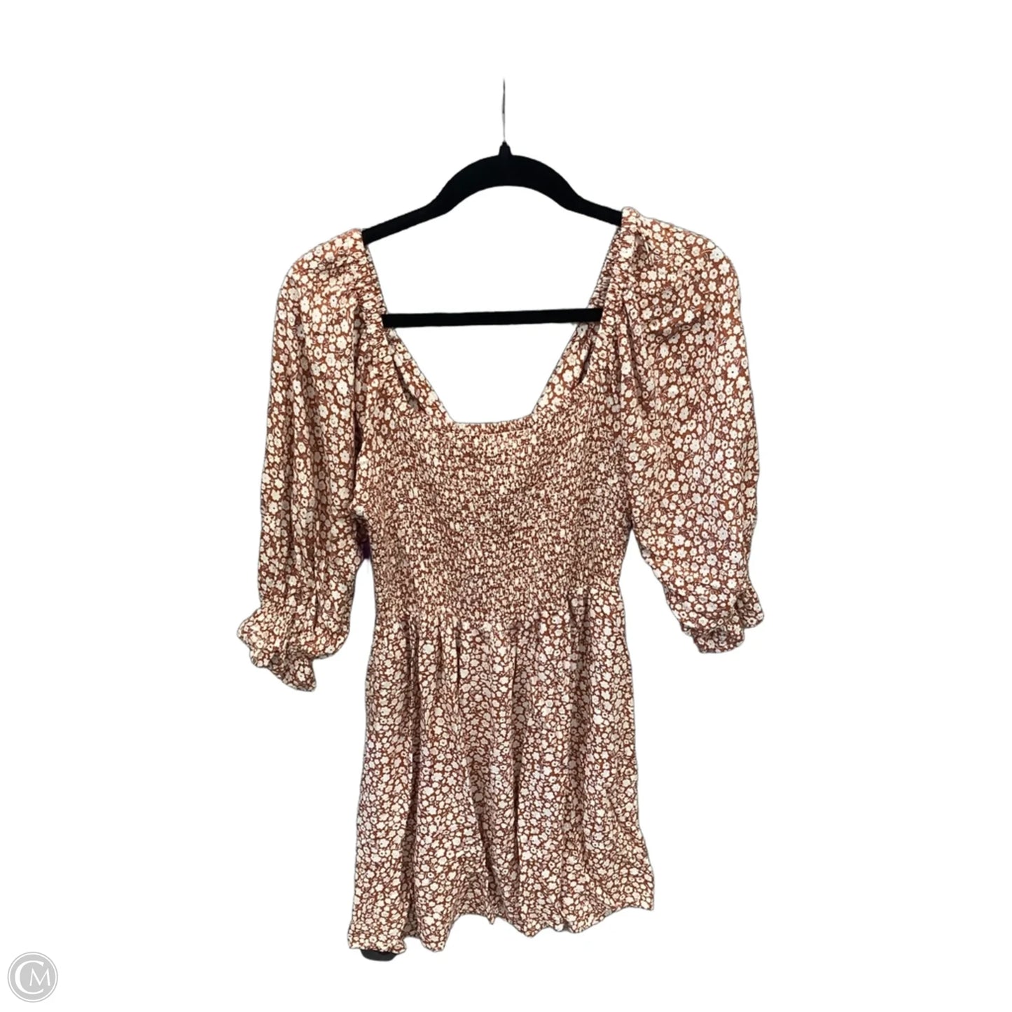 Dress Casual Short By Angie In Floral Print, Size: Xl