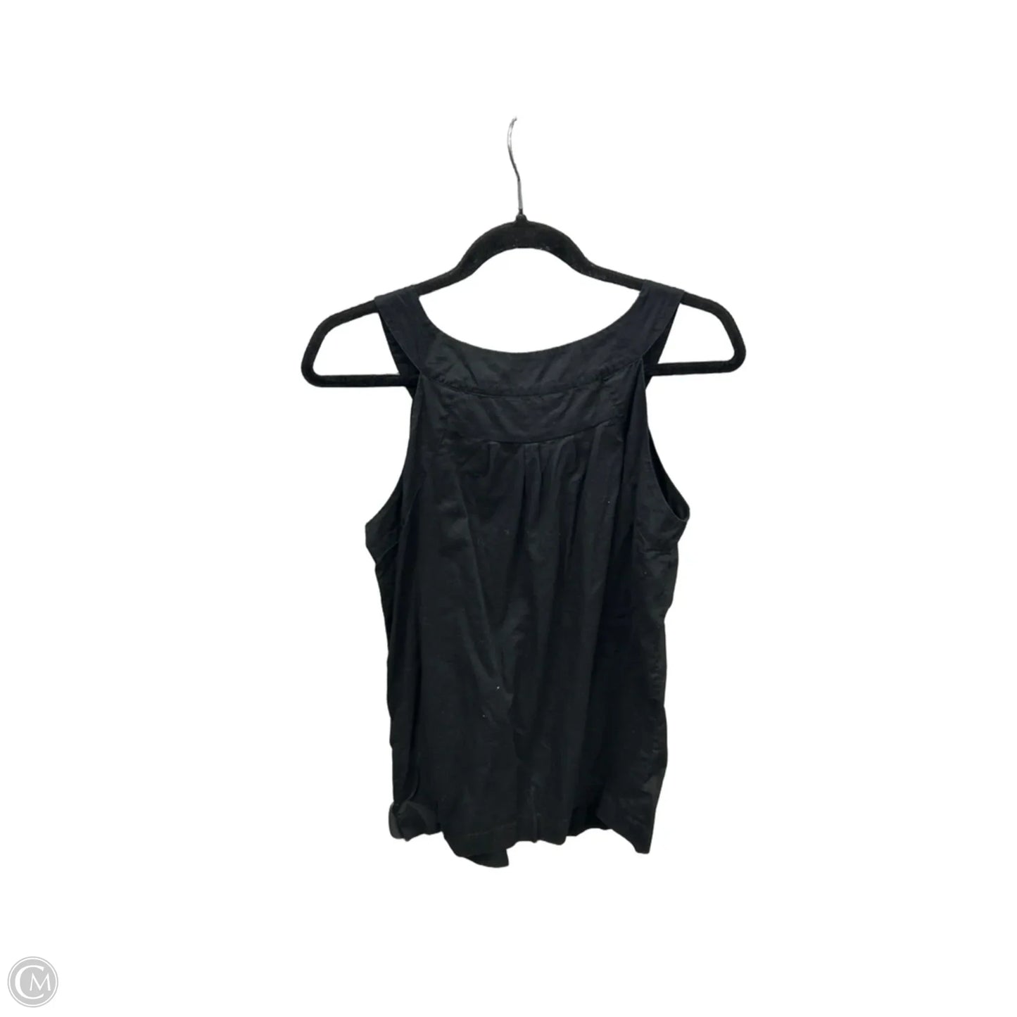 Top Sleeveless By Banana Republic In Black, Size: M