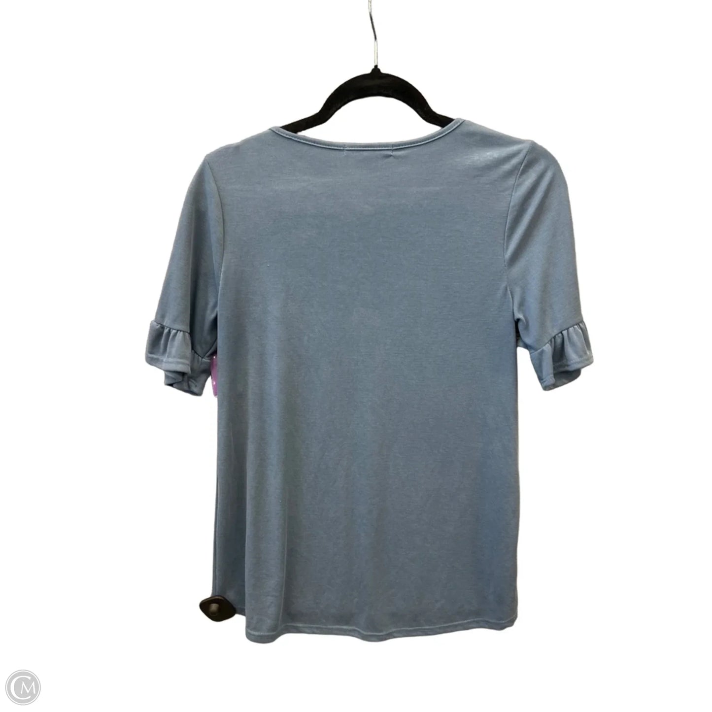 Top Short Sleeve Basic By Green Envelope In Blue, Size: Xs