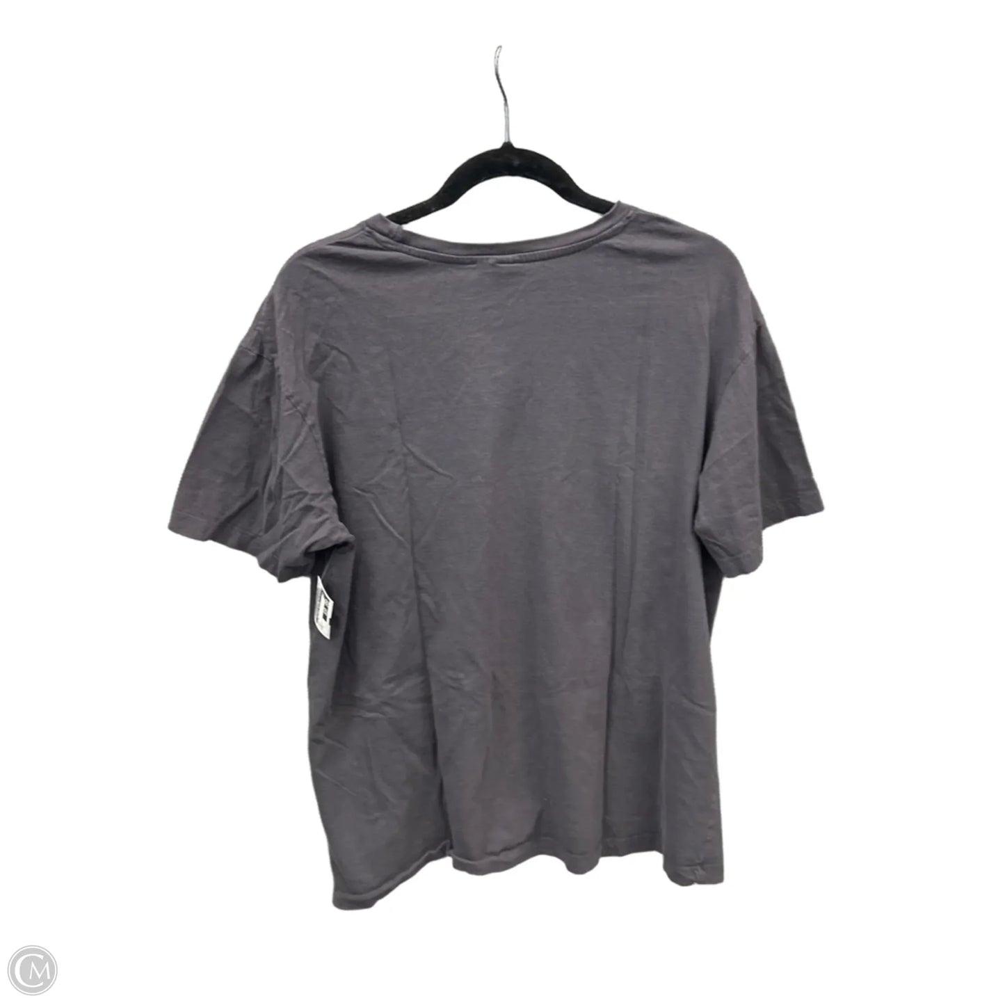 Top Short Sleeve By Clothes Mentor In Grey, Size: M