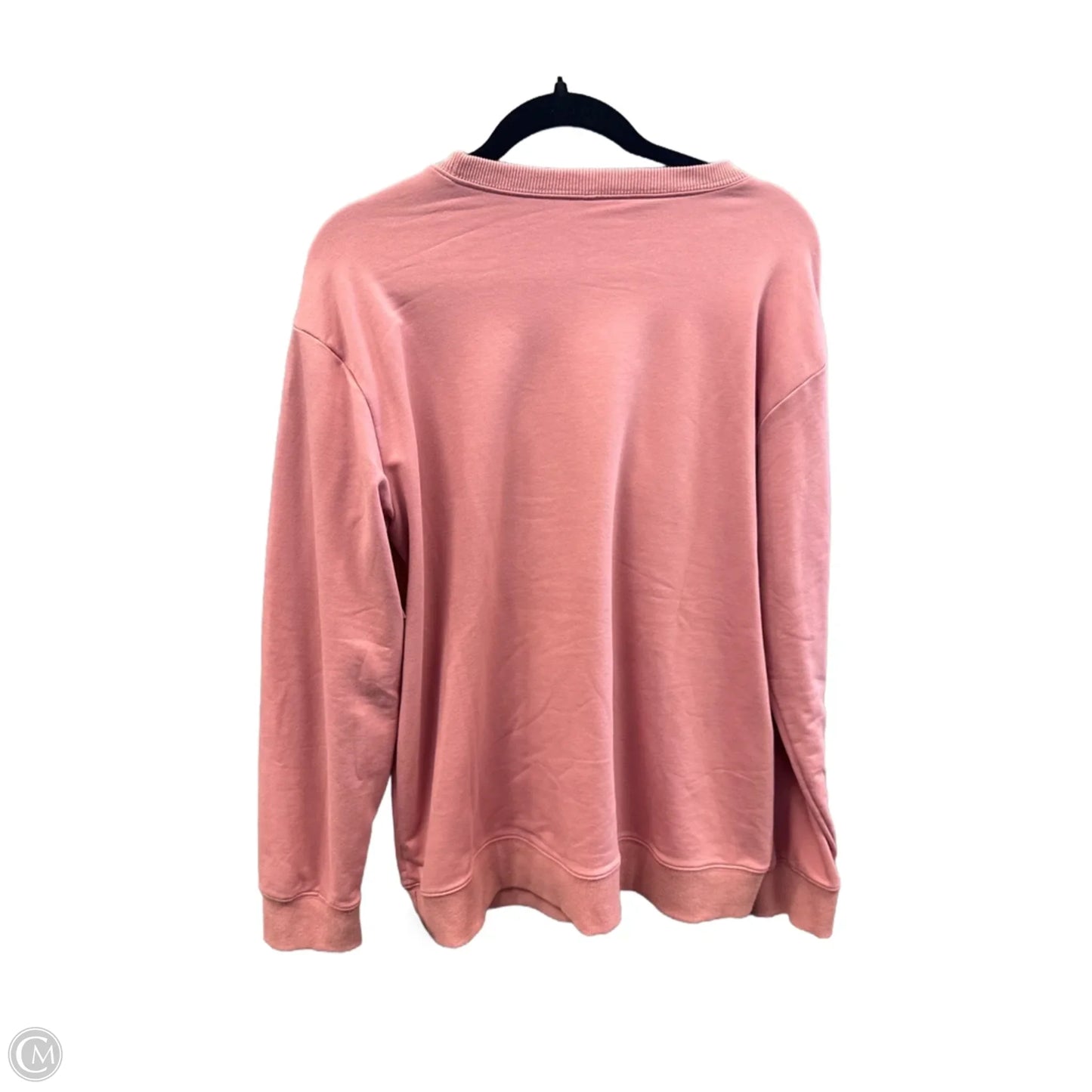 Sweatshirt Crewneck By Clothes Mentor In Pink, Size: Xl
