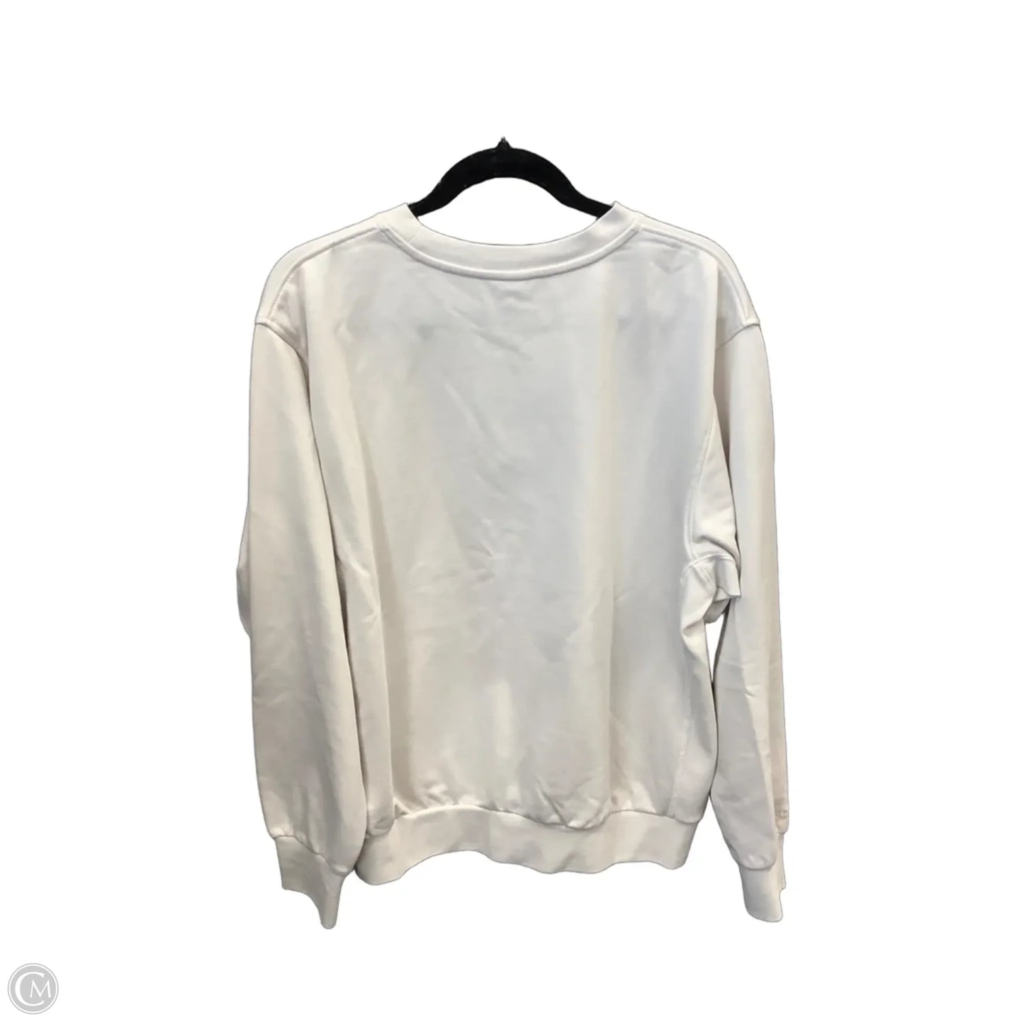 Sweatshirt Crewneck By Nike Apparel In White, Size: M