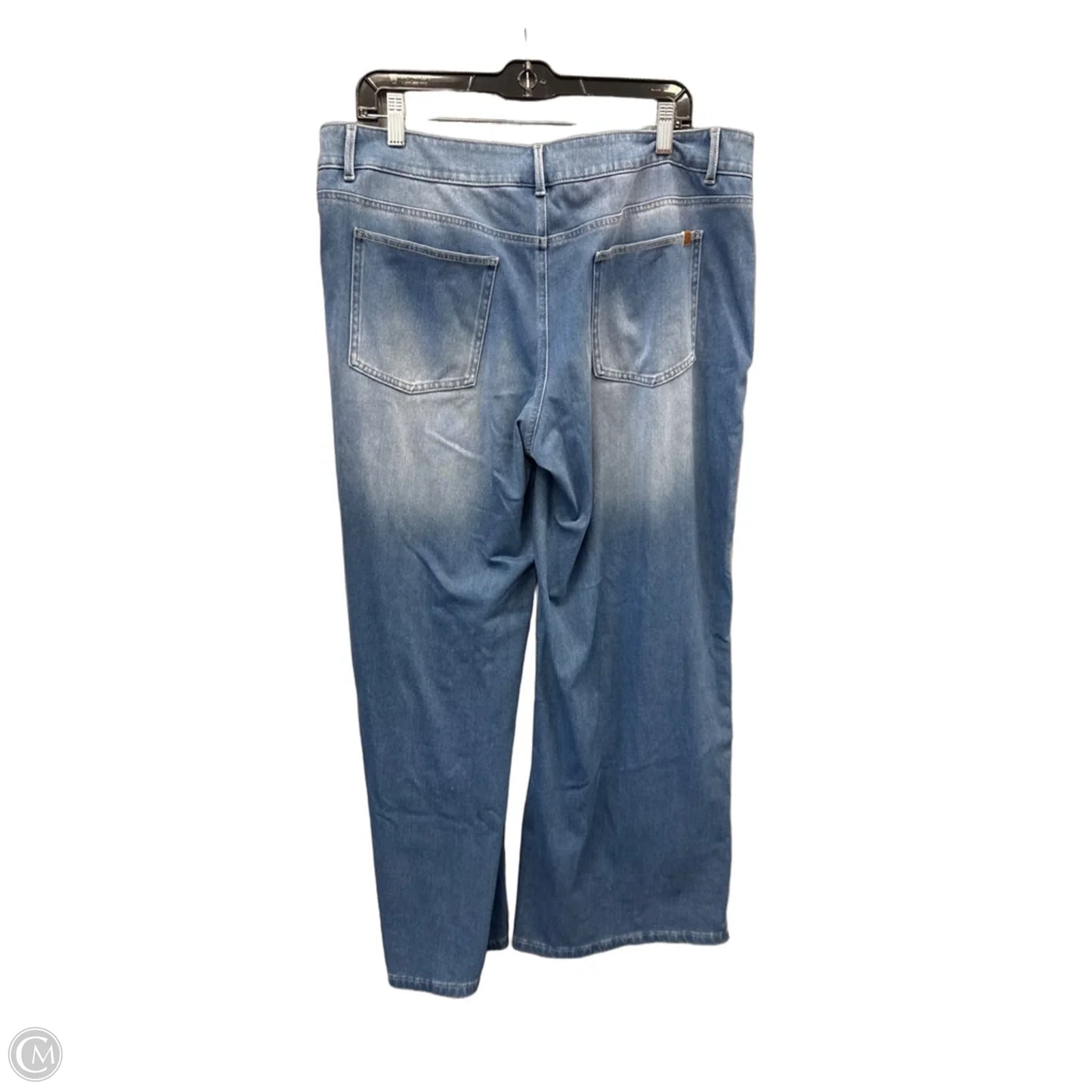 Jeans Wide Leg By Halara In Blue Denim, Size: 14
