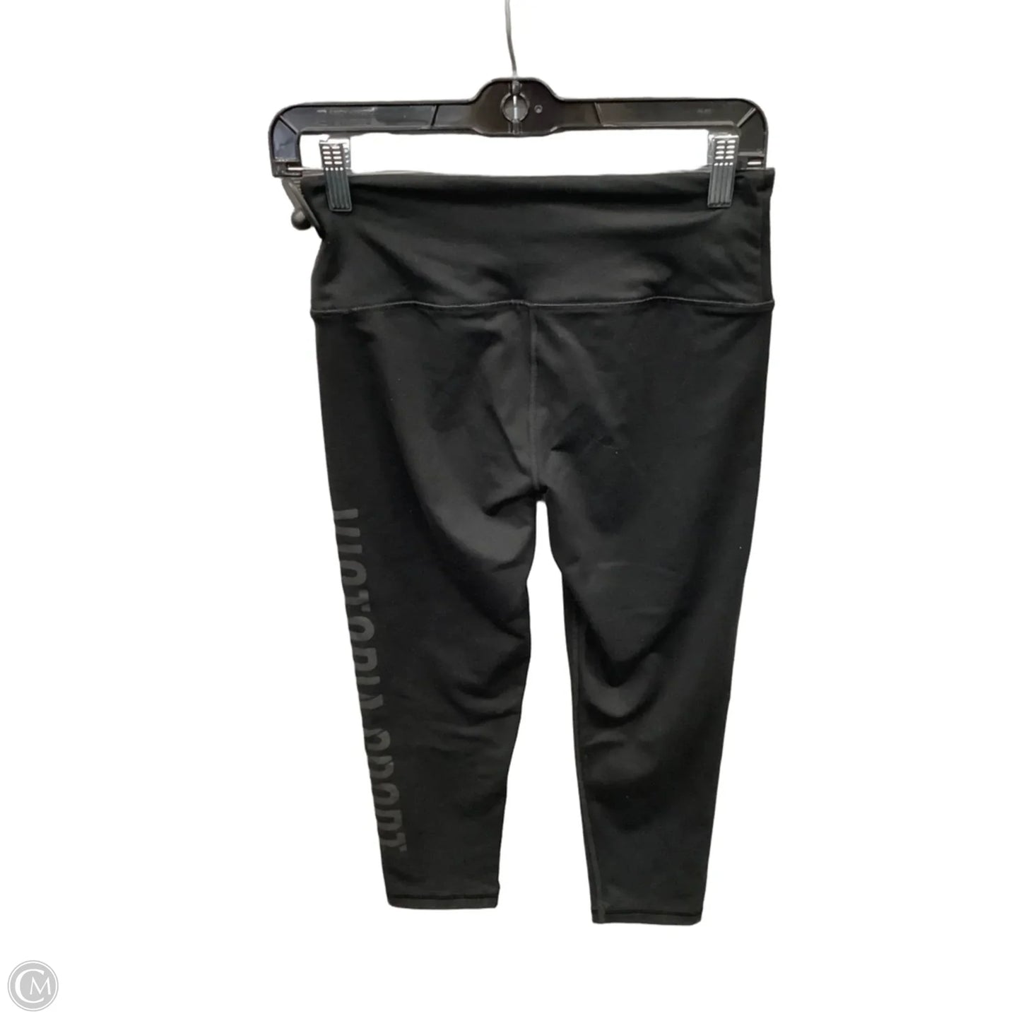 Athletic Leggings Capris By Victorias Secret In Black, Size: S