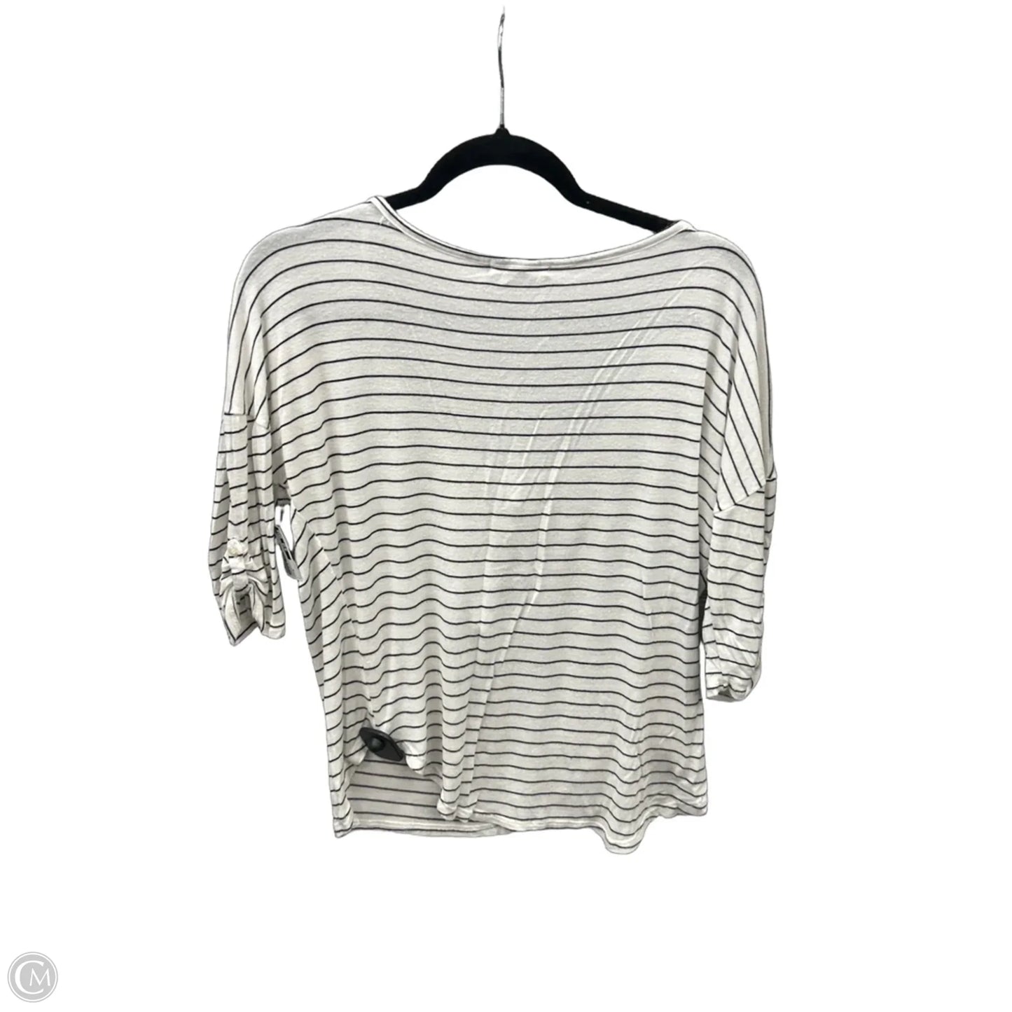 Top 3/4 Sleeve By Wishful Park In White, Size: M