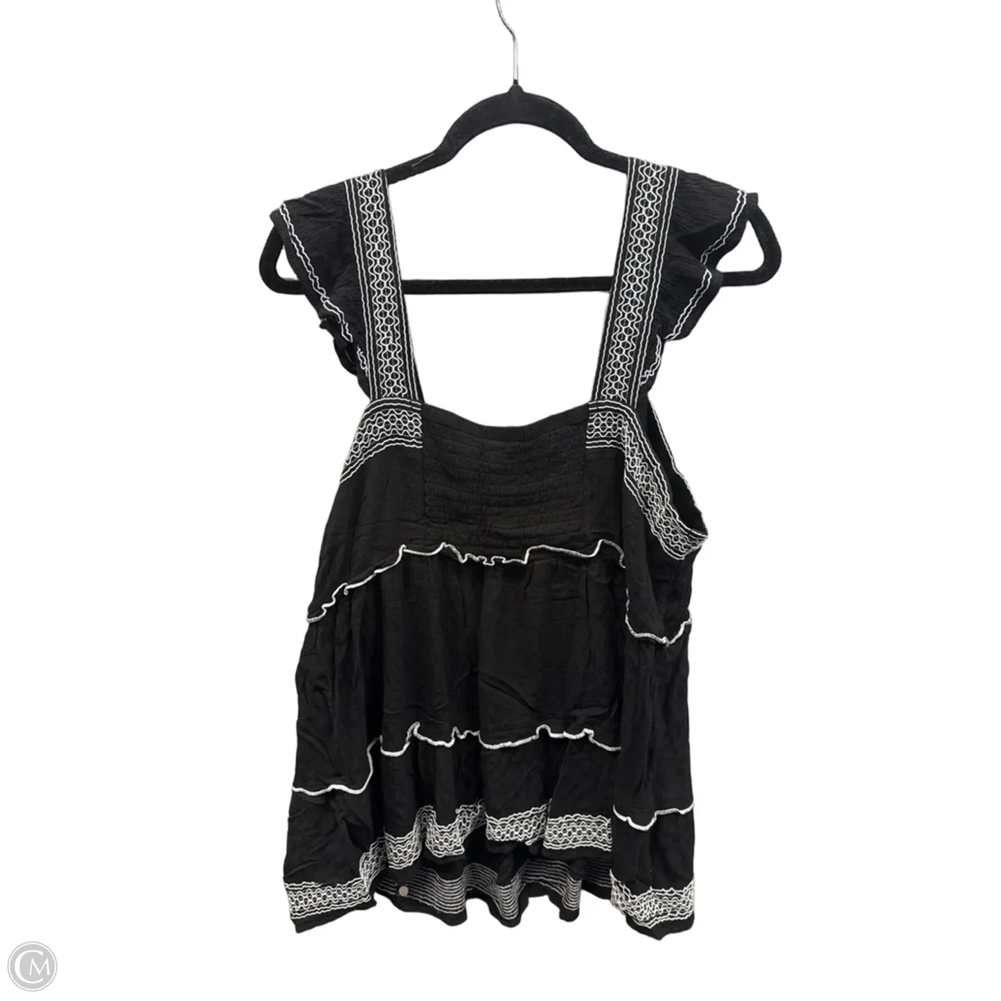 Top Sleeveless By Torrid In Black, Size: 2x