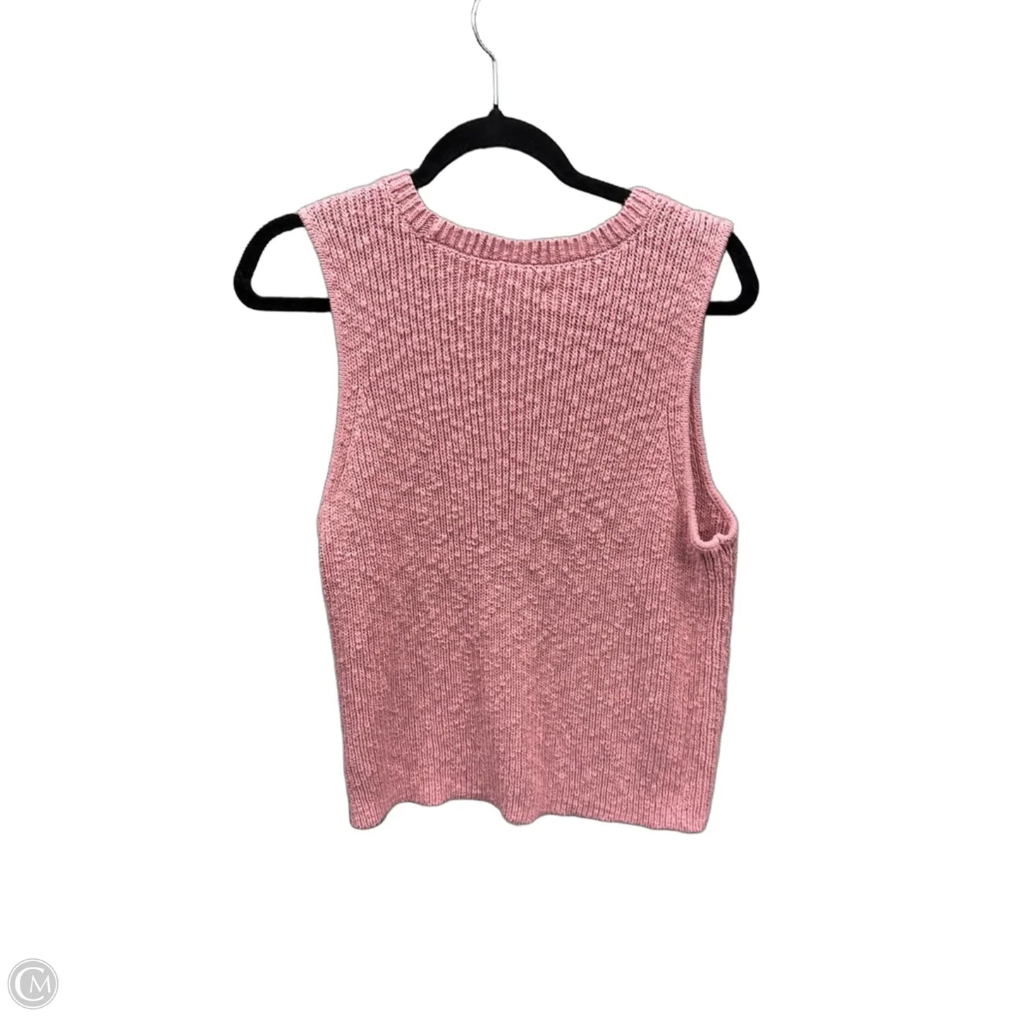 Vest Sweater By Ryegrass In Pink, Size: Xl