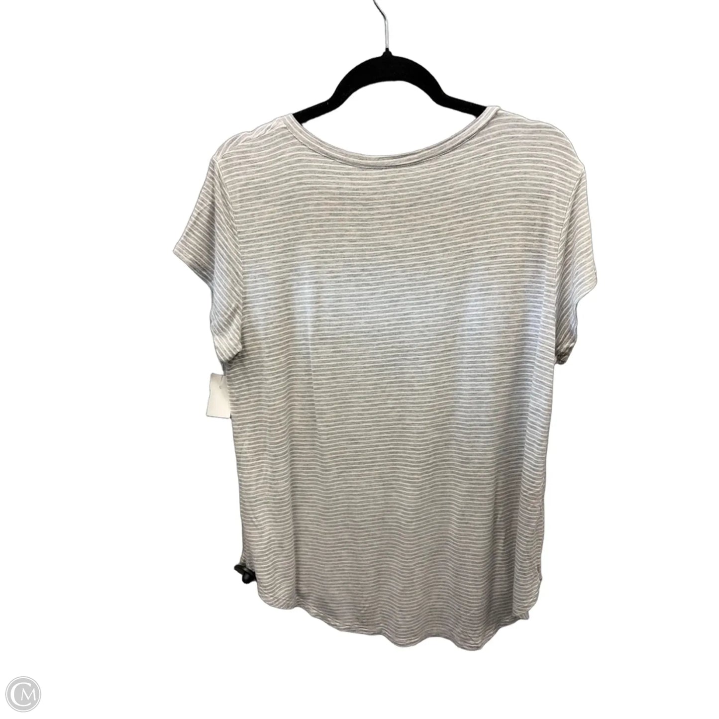 Tunic Short Sleeve By American Eagle In Striped Pattern, Size: L