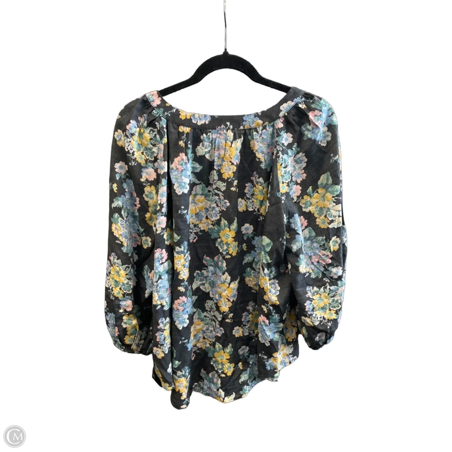 Tunic Long Sleeve By Lc Lauren Conrad In Floral Print, Size: L