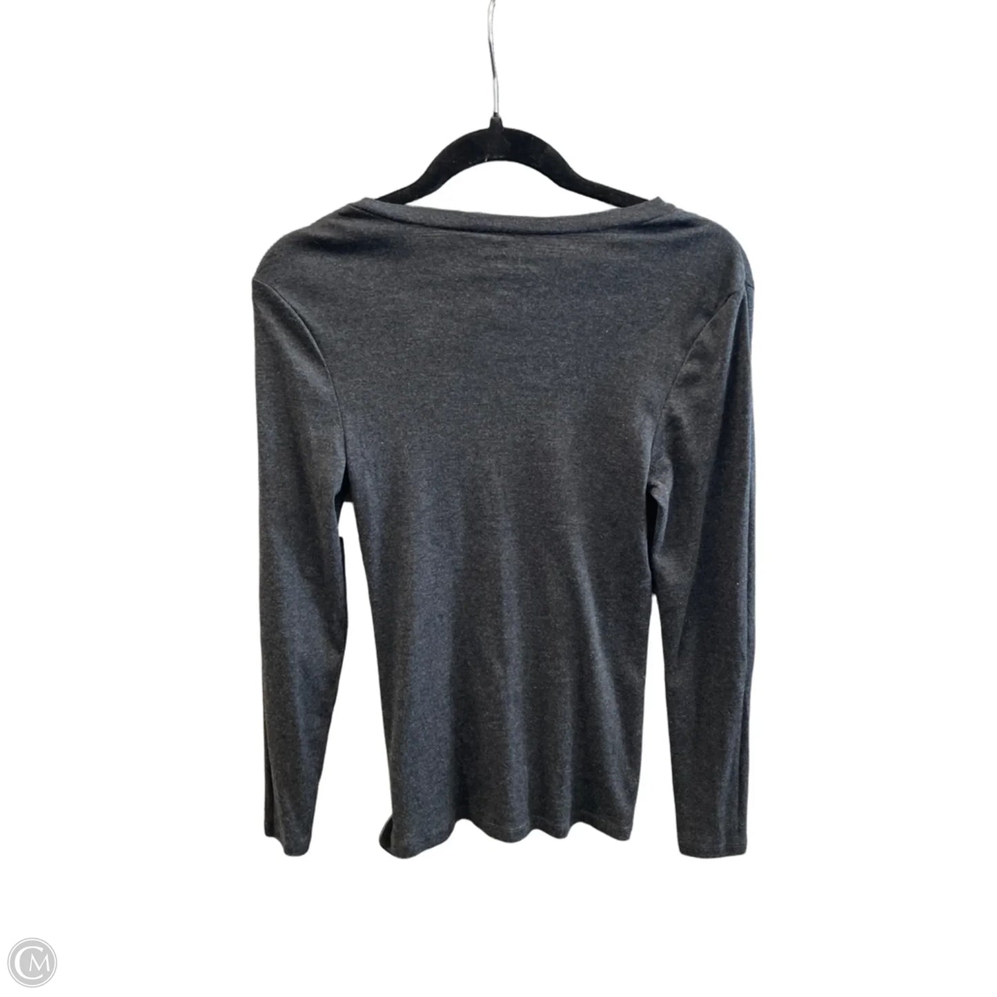 Top Long Sleeve Basic By Old Navy In Grey, Size: M