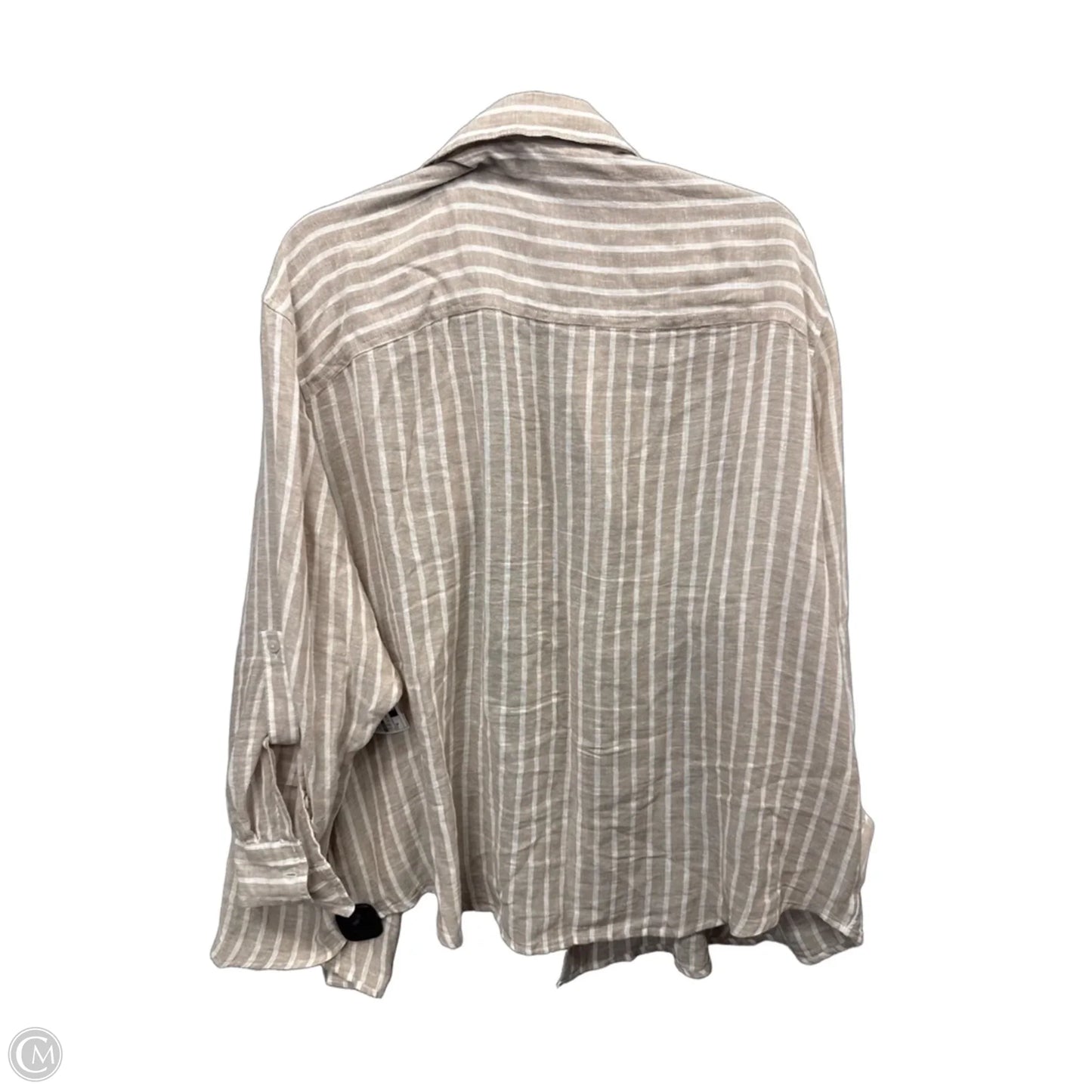 Top Long Sleeve By Sonoma In Striped Pattern, Size: Xl