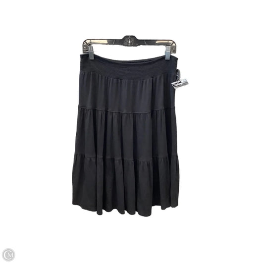 Skirt Midi By St Johns Bay In Black, Size: Mp