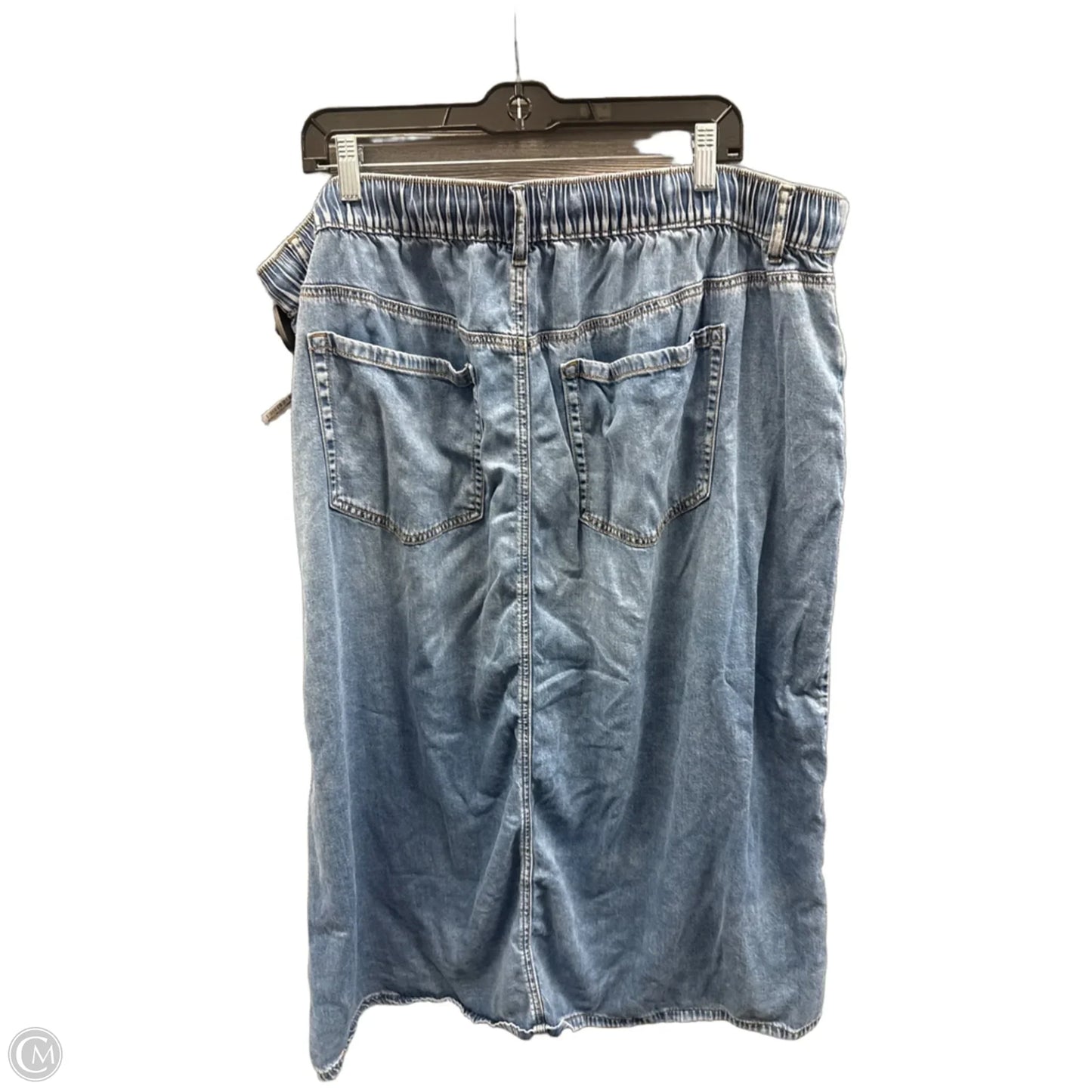 Skirt Maxi By Lane Bryant In Blue Denim, Size: 24