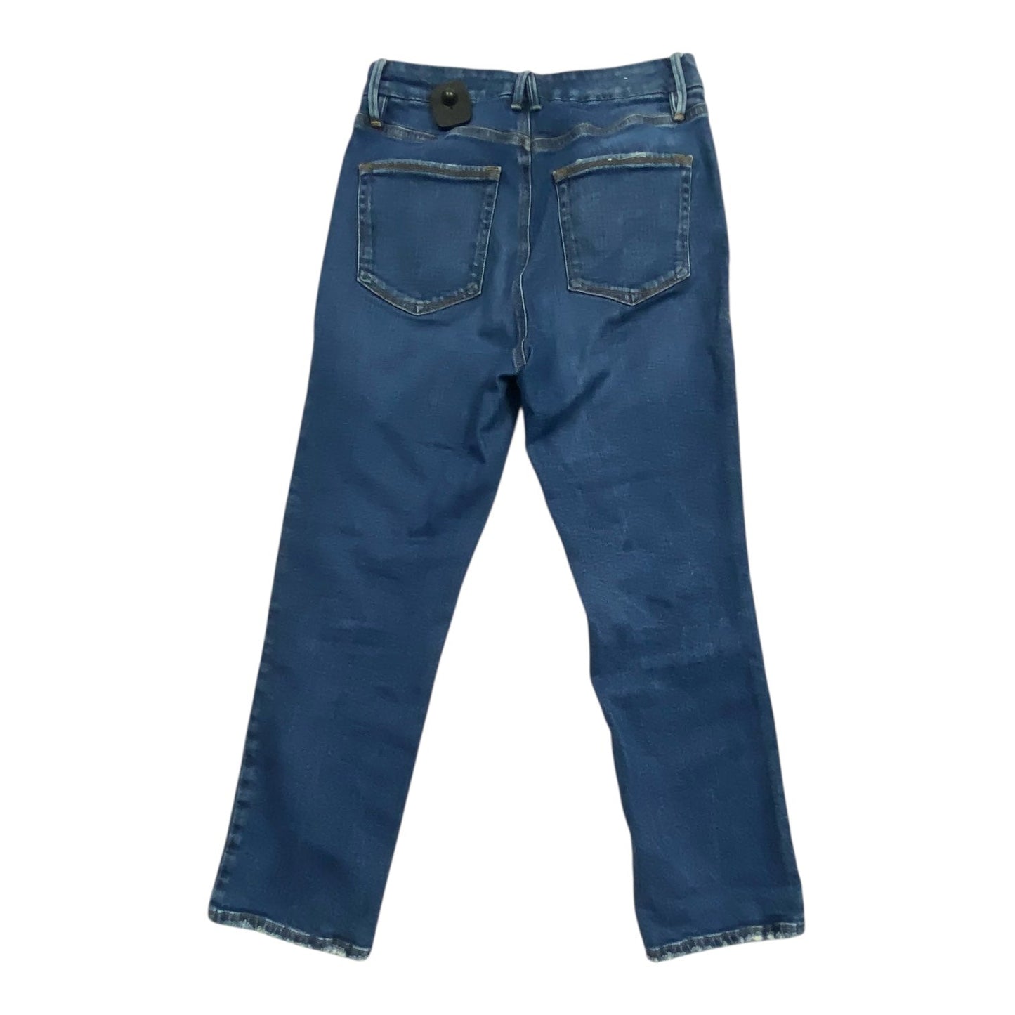 Jeans Straight By Good American In Blue Denim, Size:6
