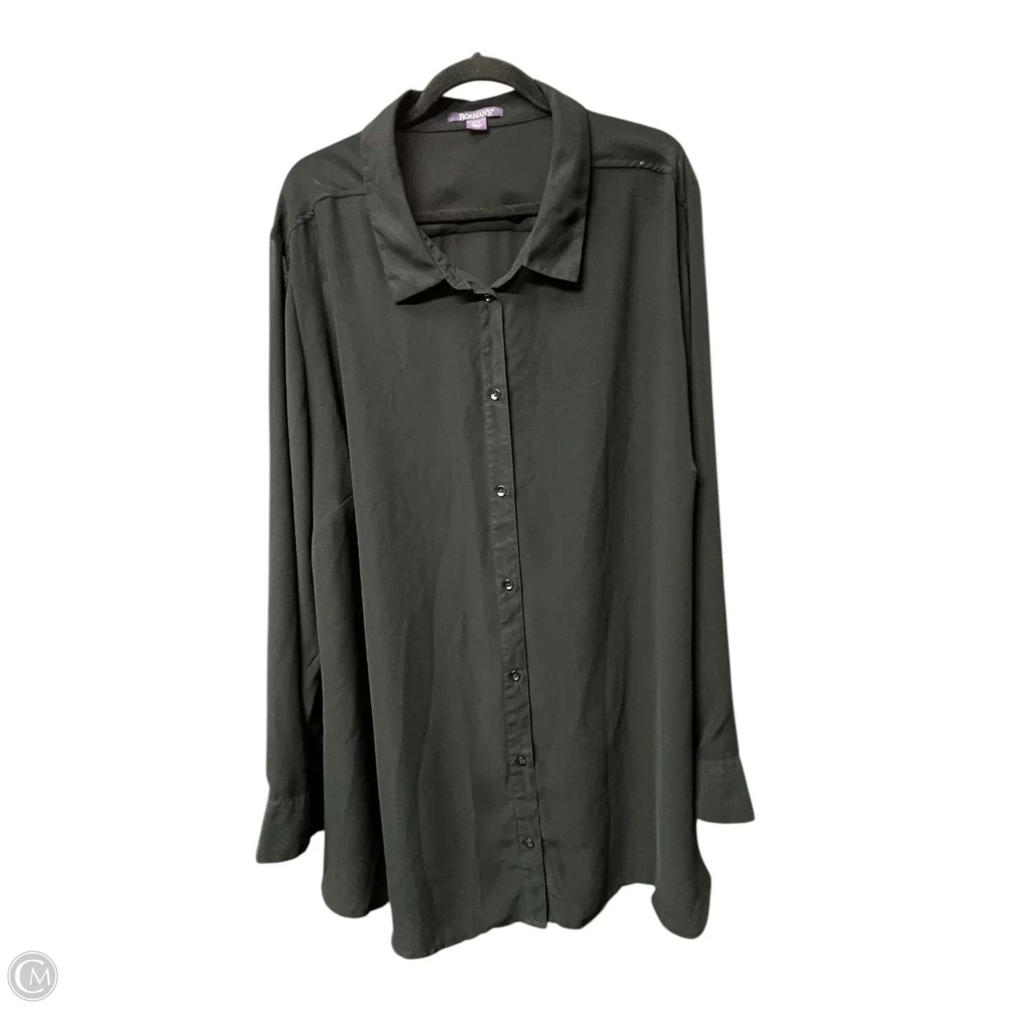 Top 3/4 Sleeve By Catherines In Black, Size: 3x