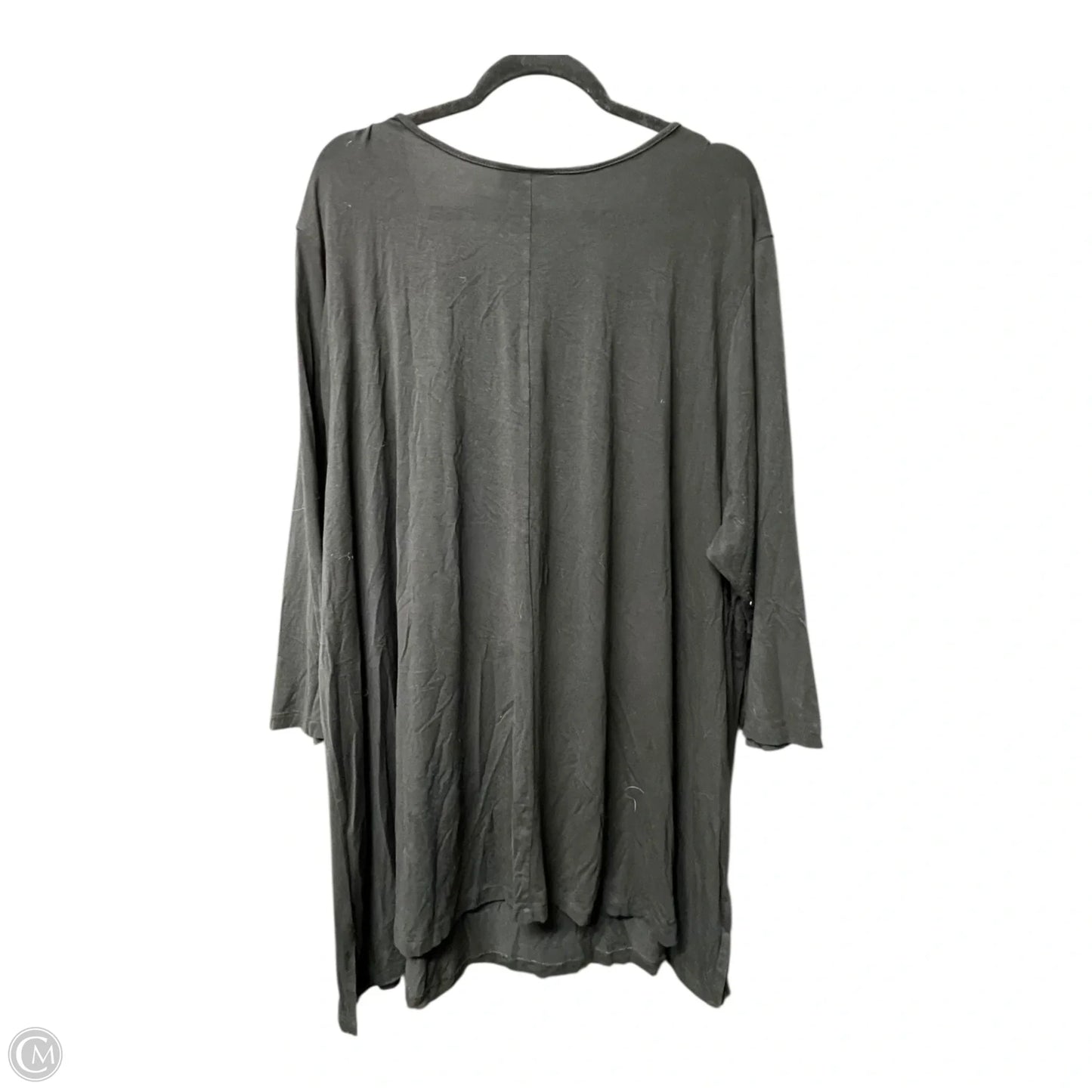 Top Long Sleeve By Catherines In Black & White, Size: 4x