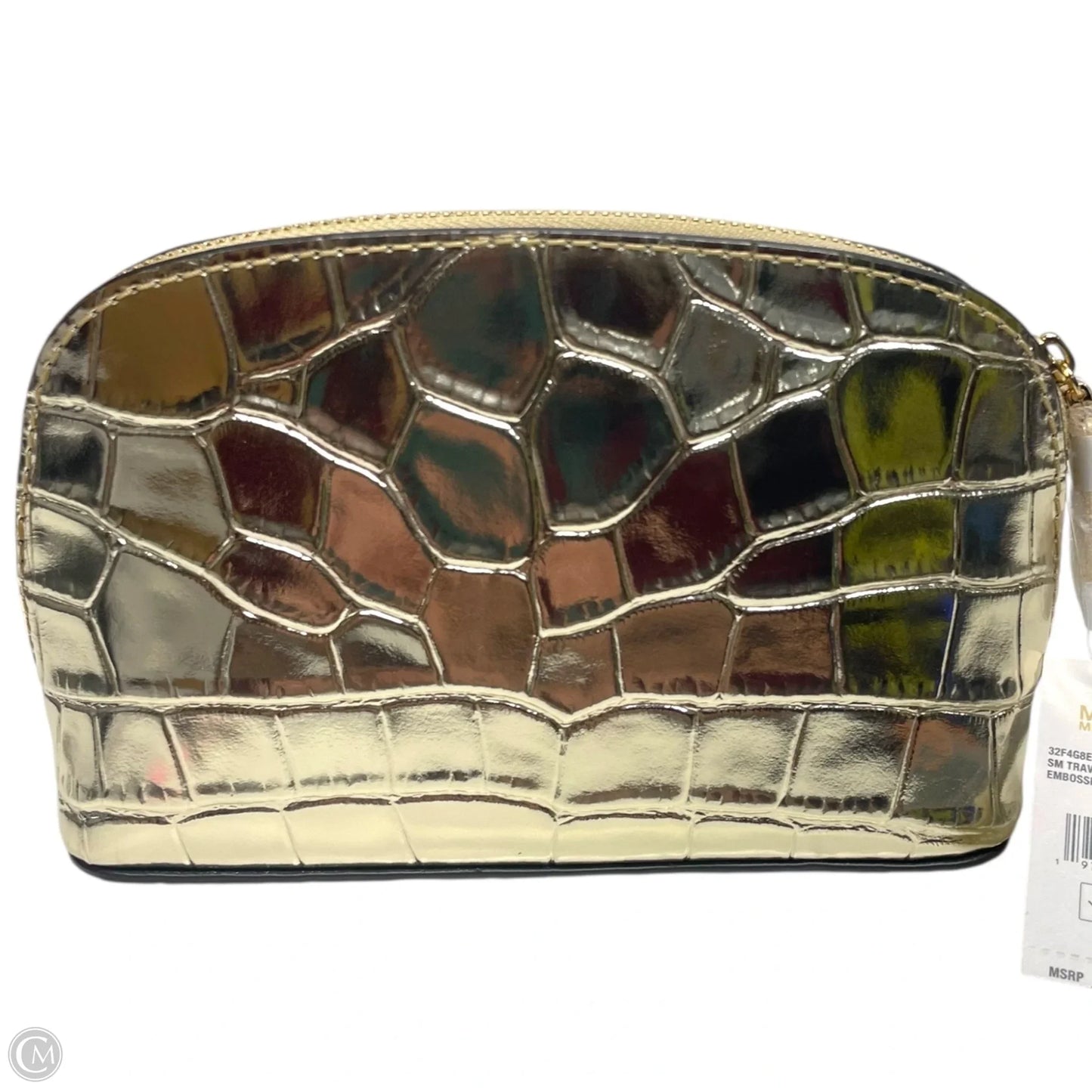 Makeup Bag Leather By Michael By Michael Kors, Size: Small