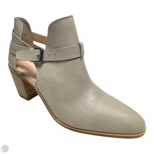 Boots Ankle Heels By Bass In Taupe, Size: 9.5