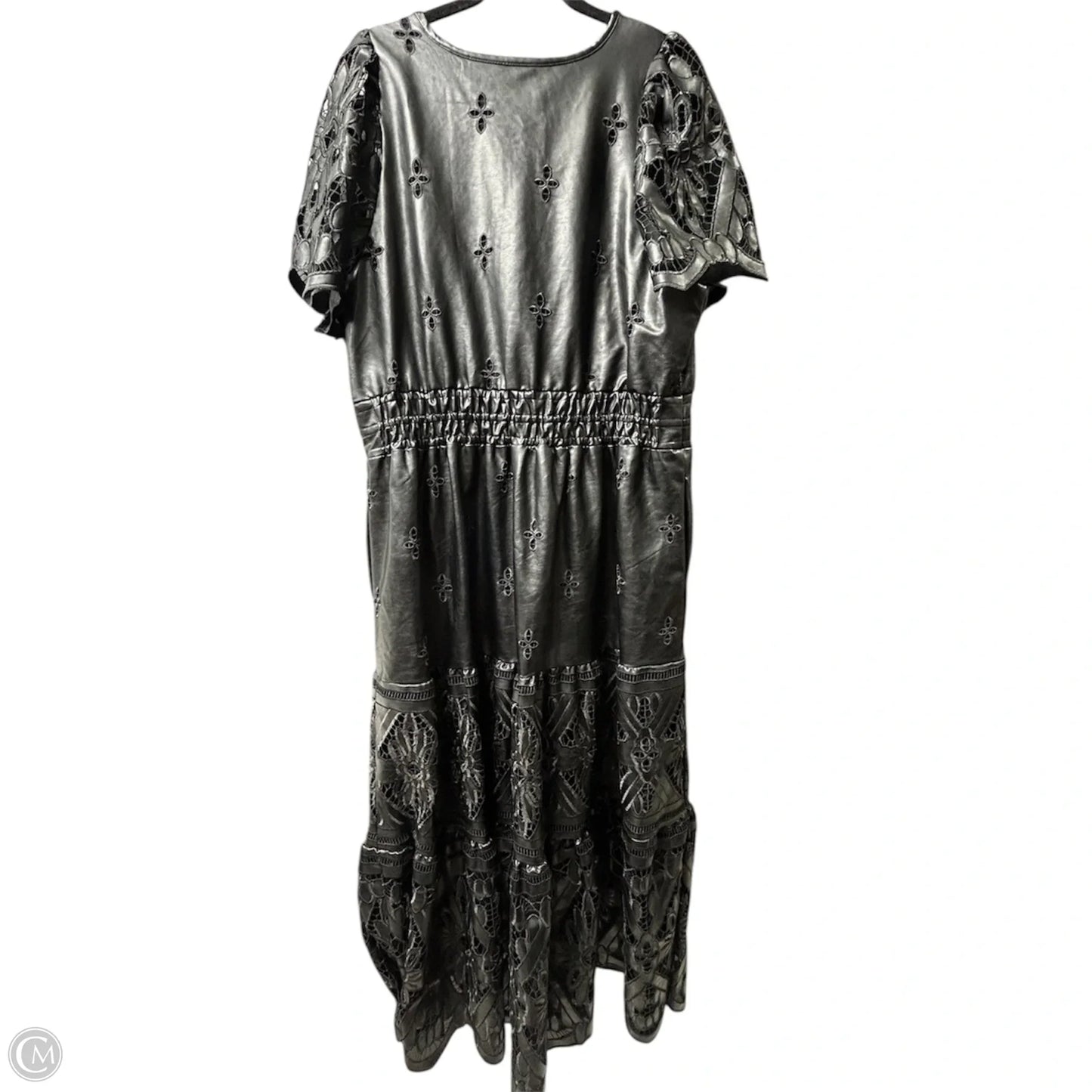 Dress Casual Midi By Anthropologie In Black, Size: 1x