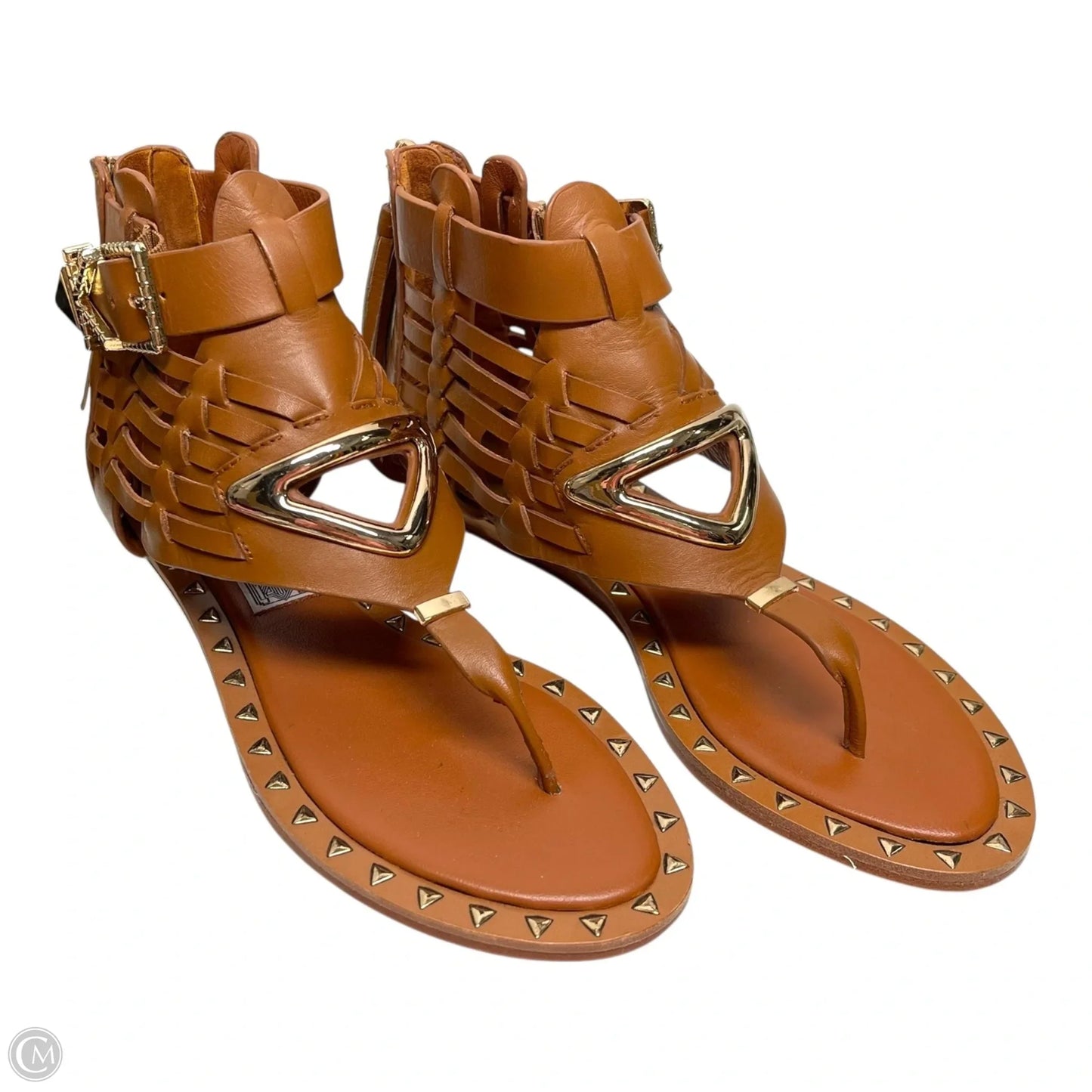 Sandals Flats By IVY KHIRZNER In Brown, Size: 6