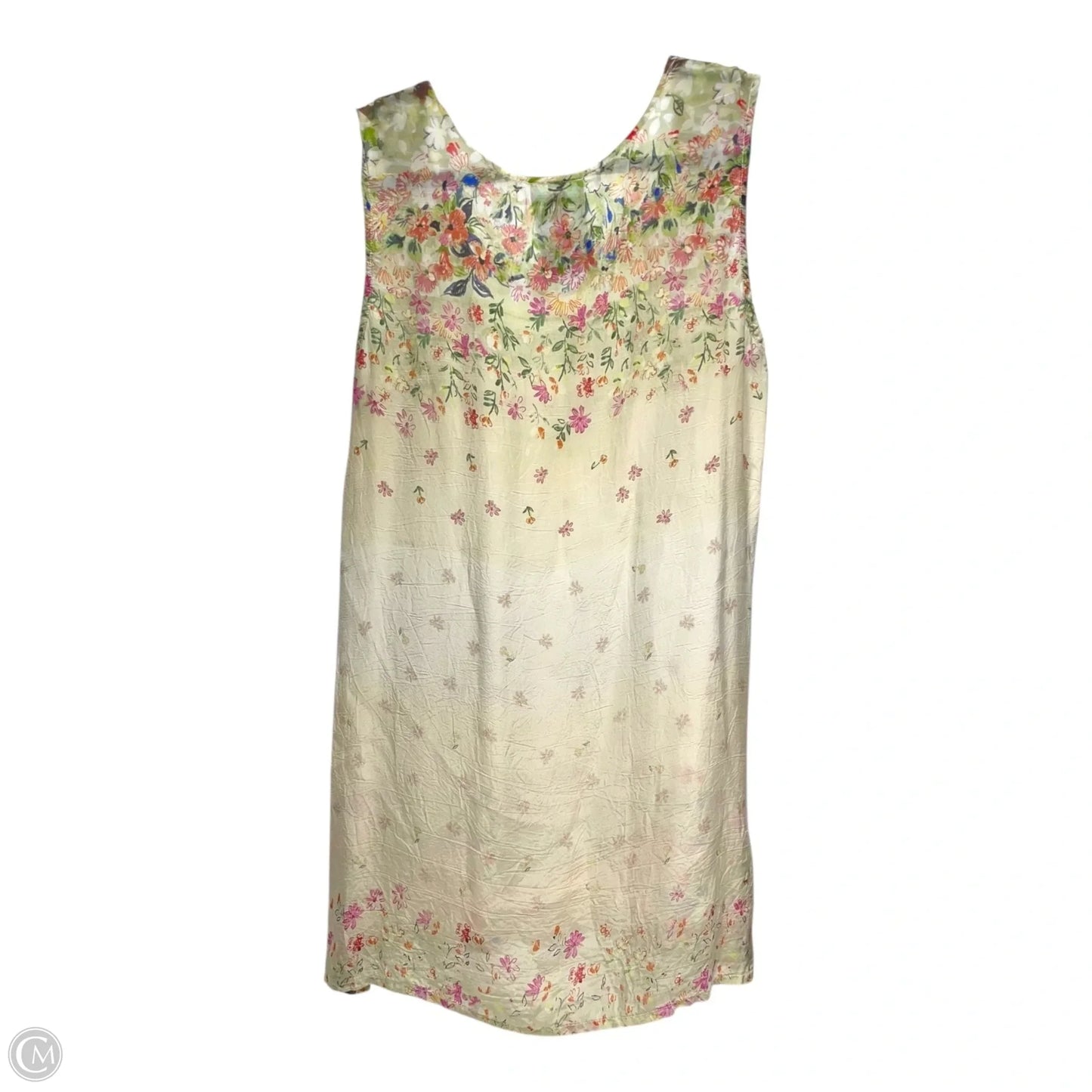 Tunic Sleeveless By Johnny Was In Cream, Size: M