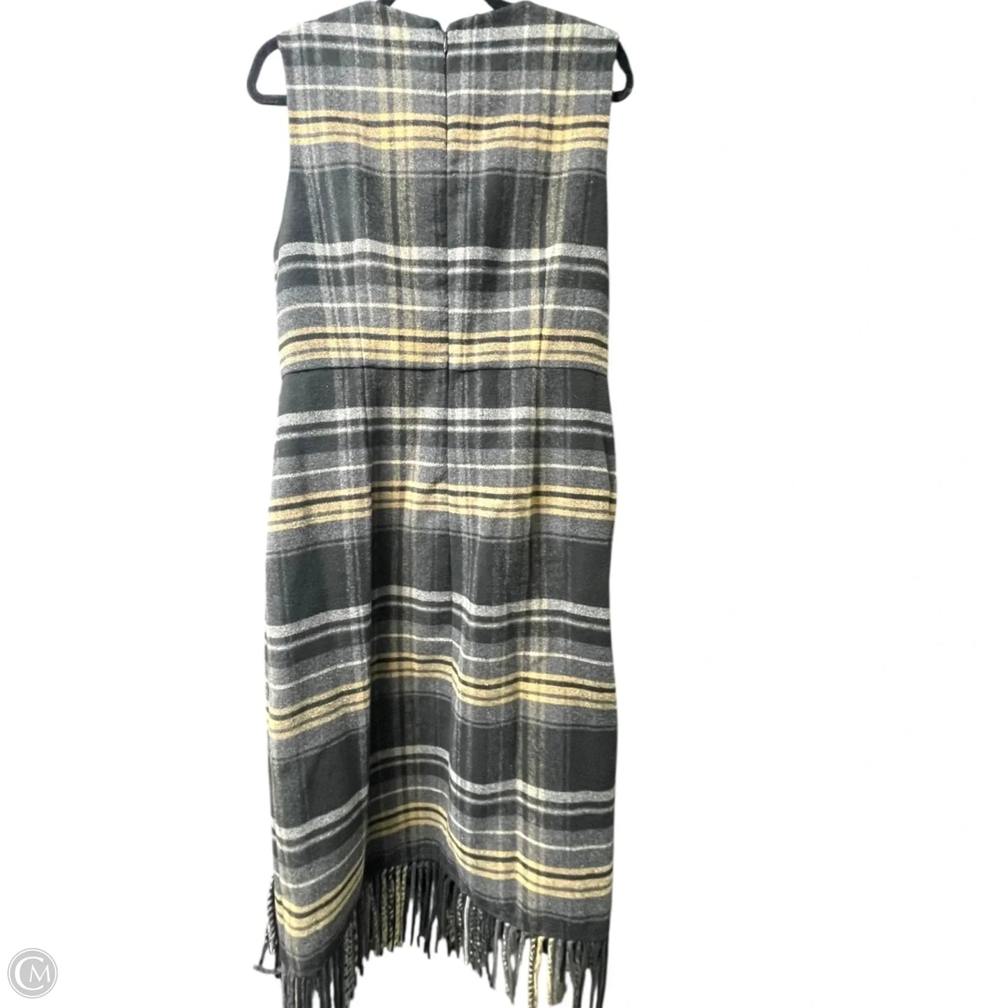 Dress Work By Antonio Melani In Plaid Pattern, Size: 10