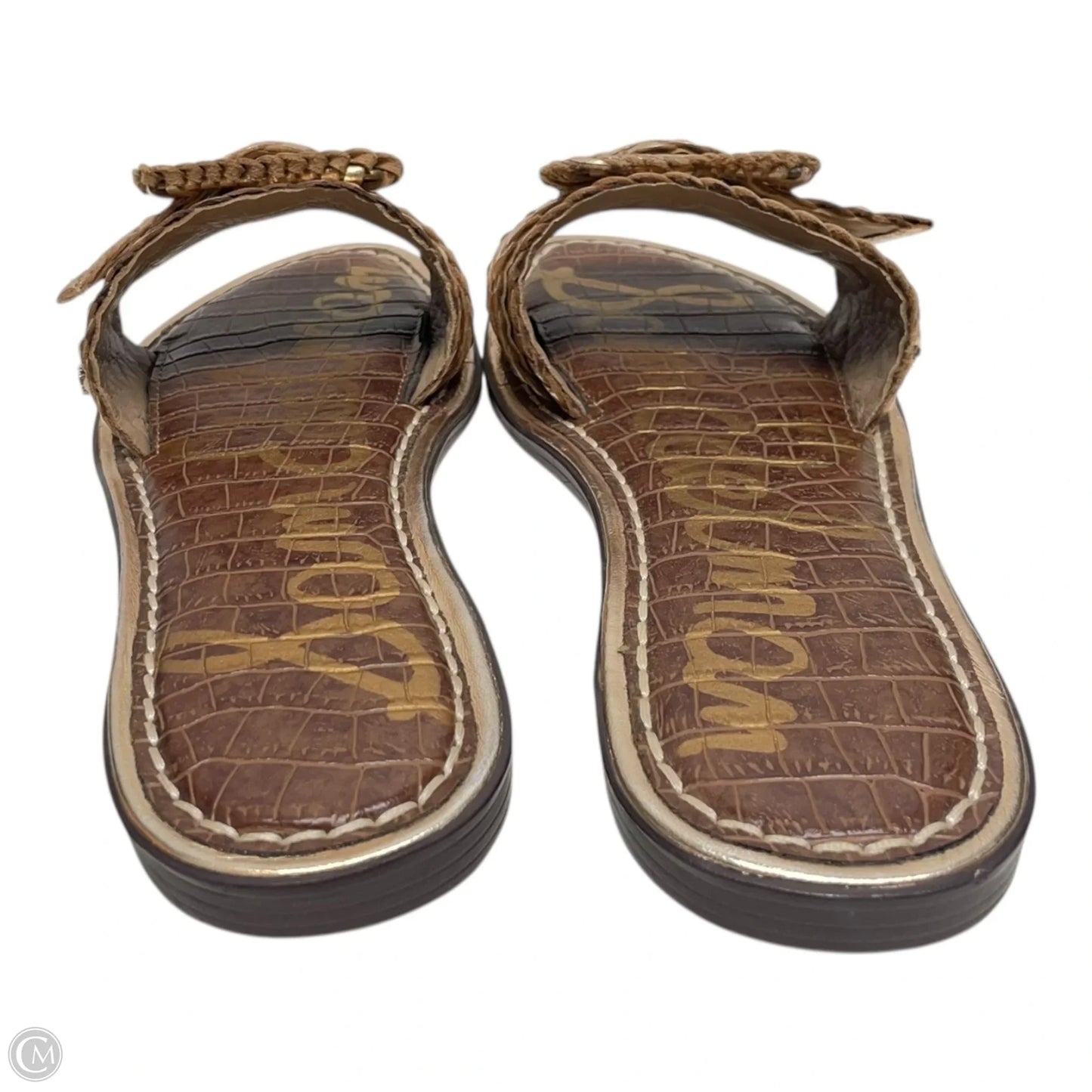 Sandals Flats By Sam Edelman In Gold, Size: 6