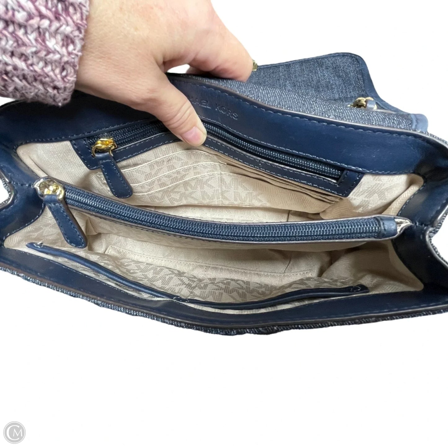 Handbag Designer By Michael Kors, Size: Medium