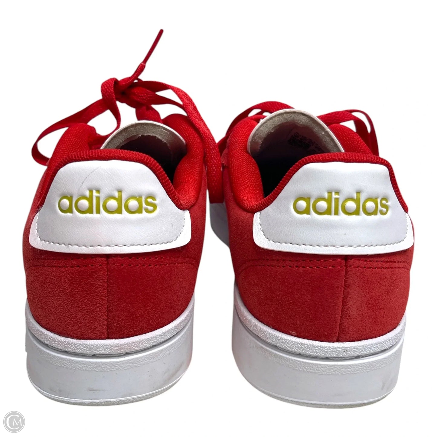 Shoes Sneakers By Adidas In Red & White, Size: 10