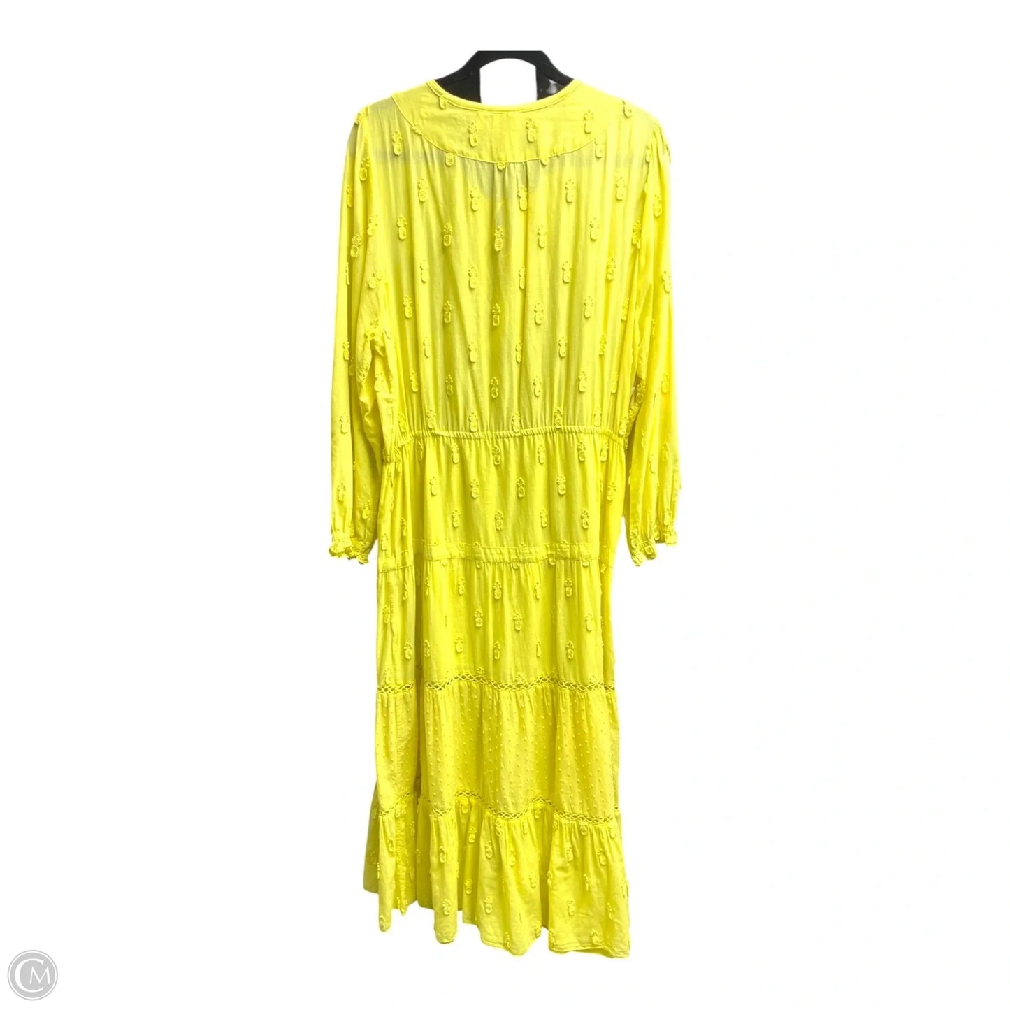 Dress Designer By Farm Rio In Yellow, Size: Xl