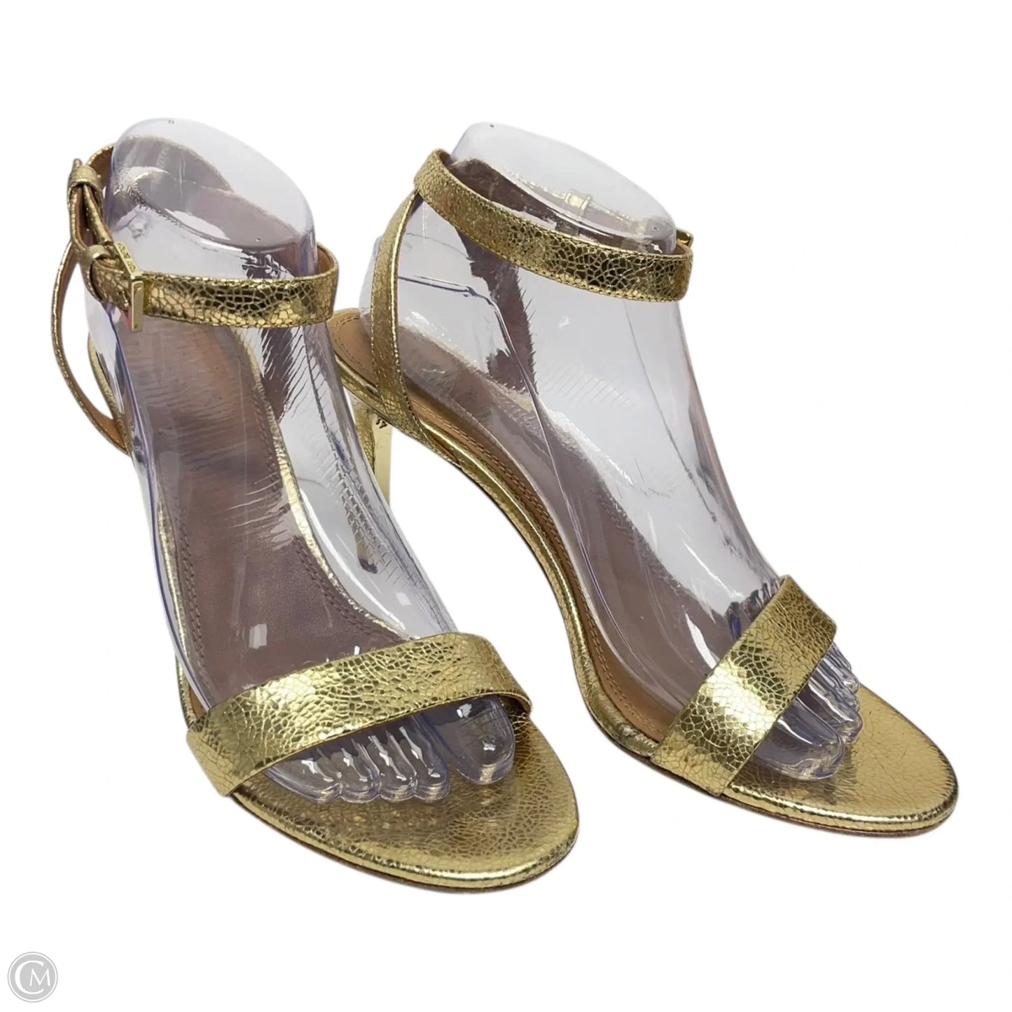 Sandals Designer By Tory Burch In Gold, Size: 9