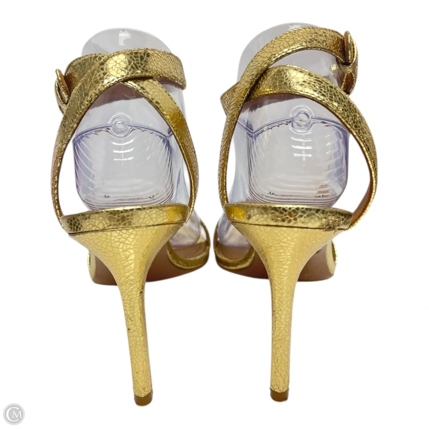 Sandals Designer By Tory Burch In Gold, Size: 9