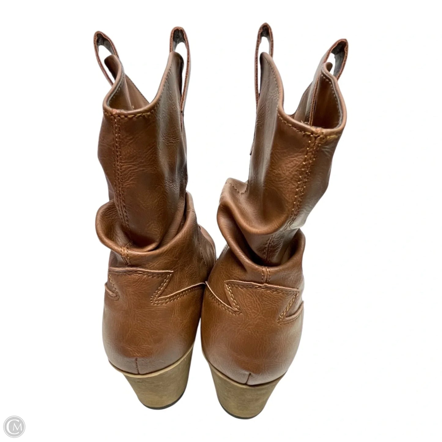 Boots Western By CHARLES ALBERT In Brown, Size: 8