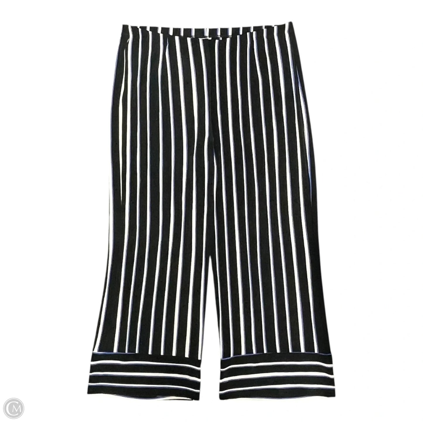 Pants Lounge By Chicos In Striped Pattern, Size: Xl