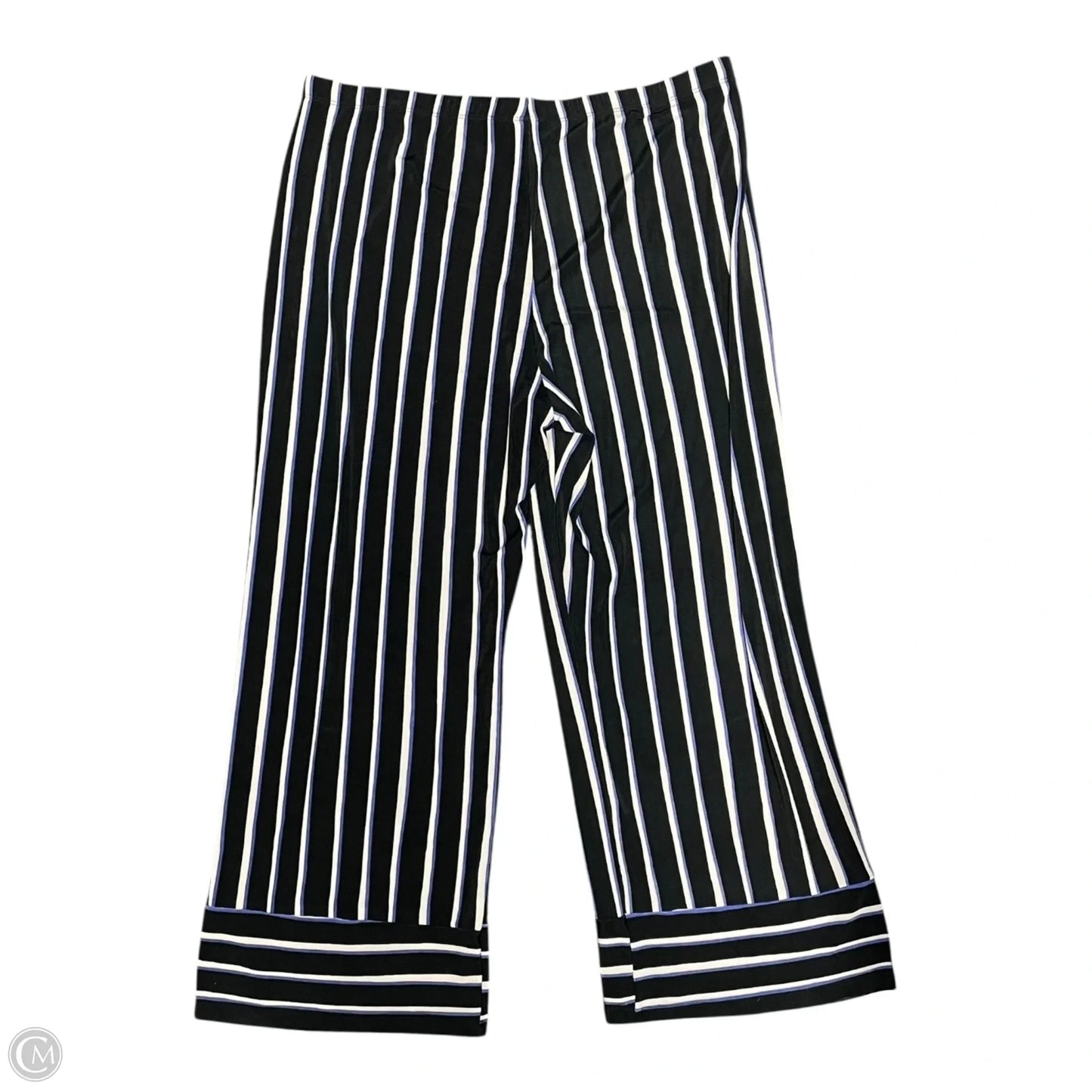Pants Lounge By Chicos In Striped Pattern, Size: Xl