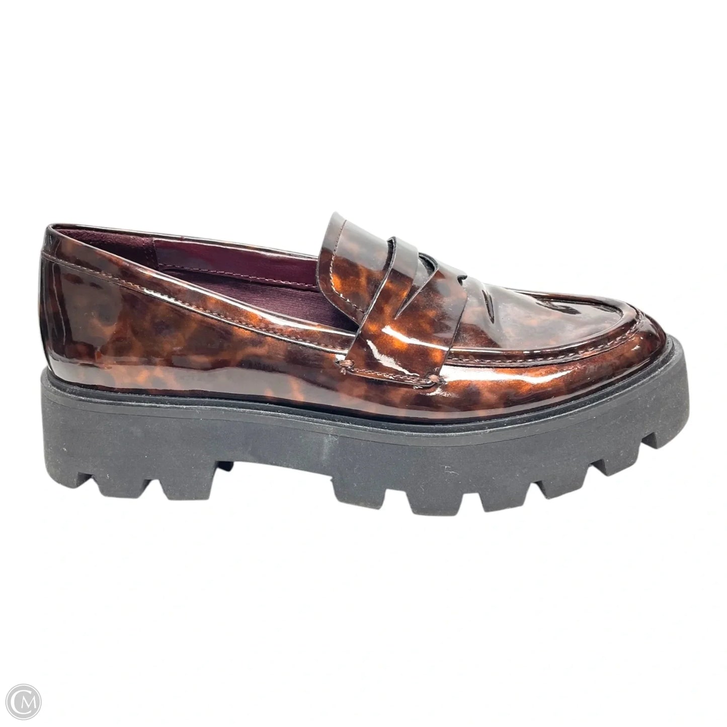 Shoes Heels Platform By Franco Sarto In Tortoise Shell Print, Size: 5.5