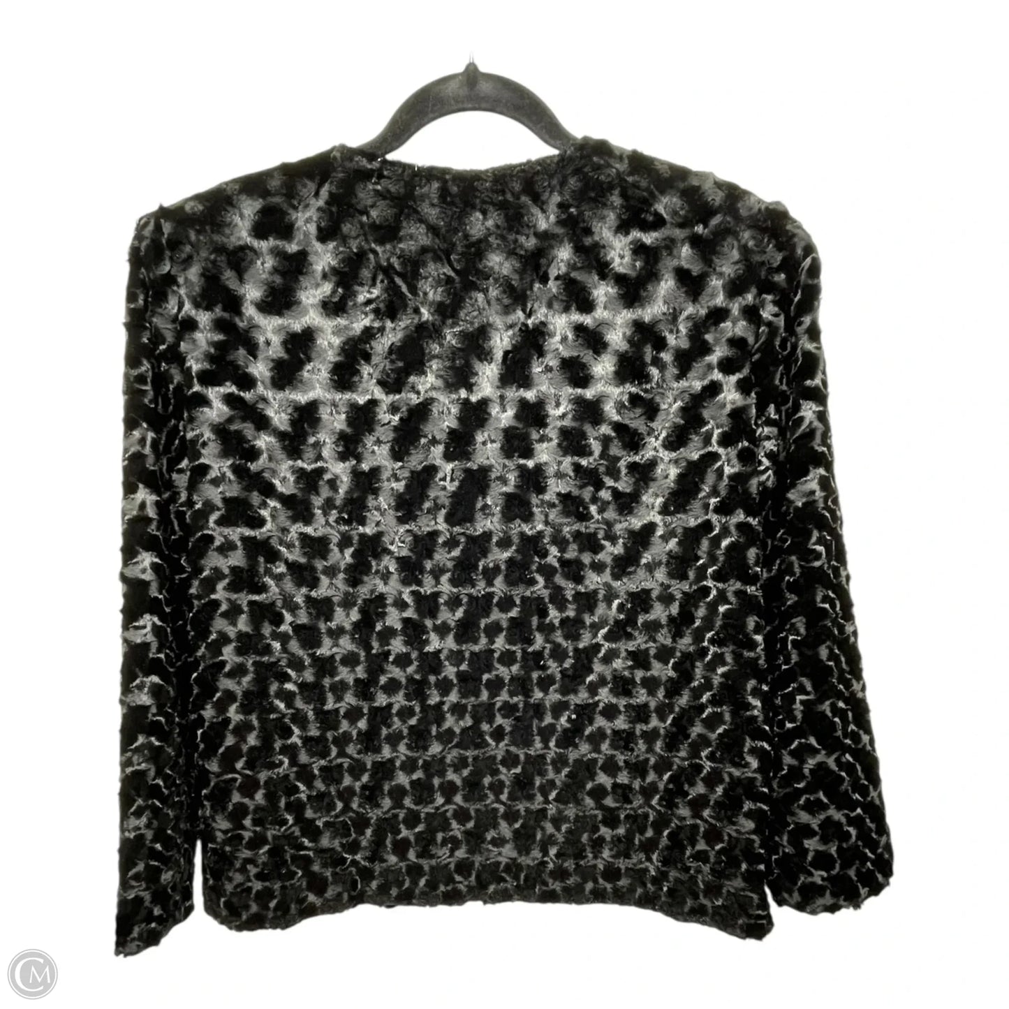 Jacket Faux Fur & Sherpa By truth and pride In Black, Size: L